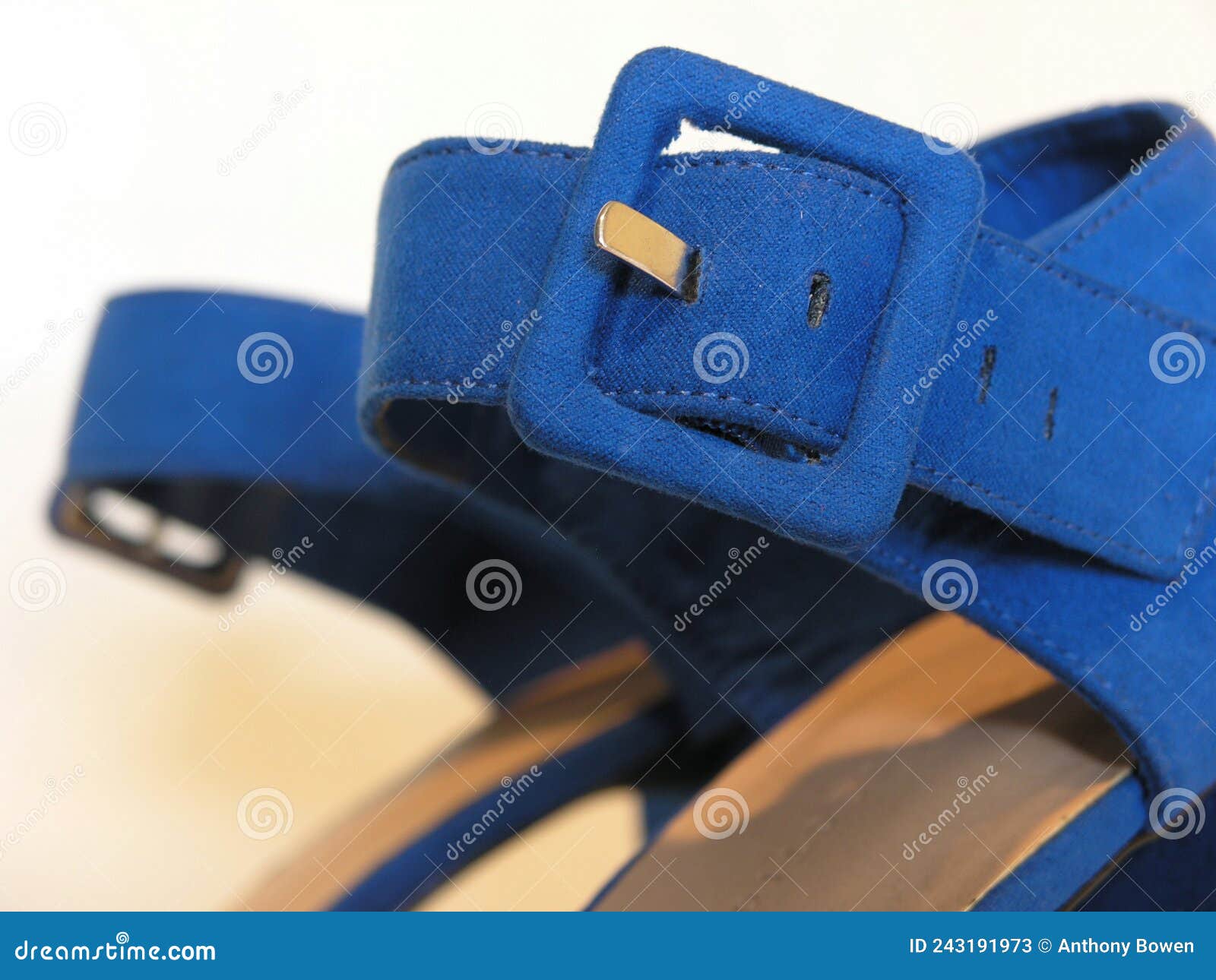 Blue High Heel Party Shoes stock image. Image of blue - 243191973