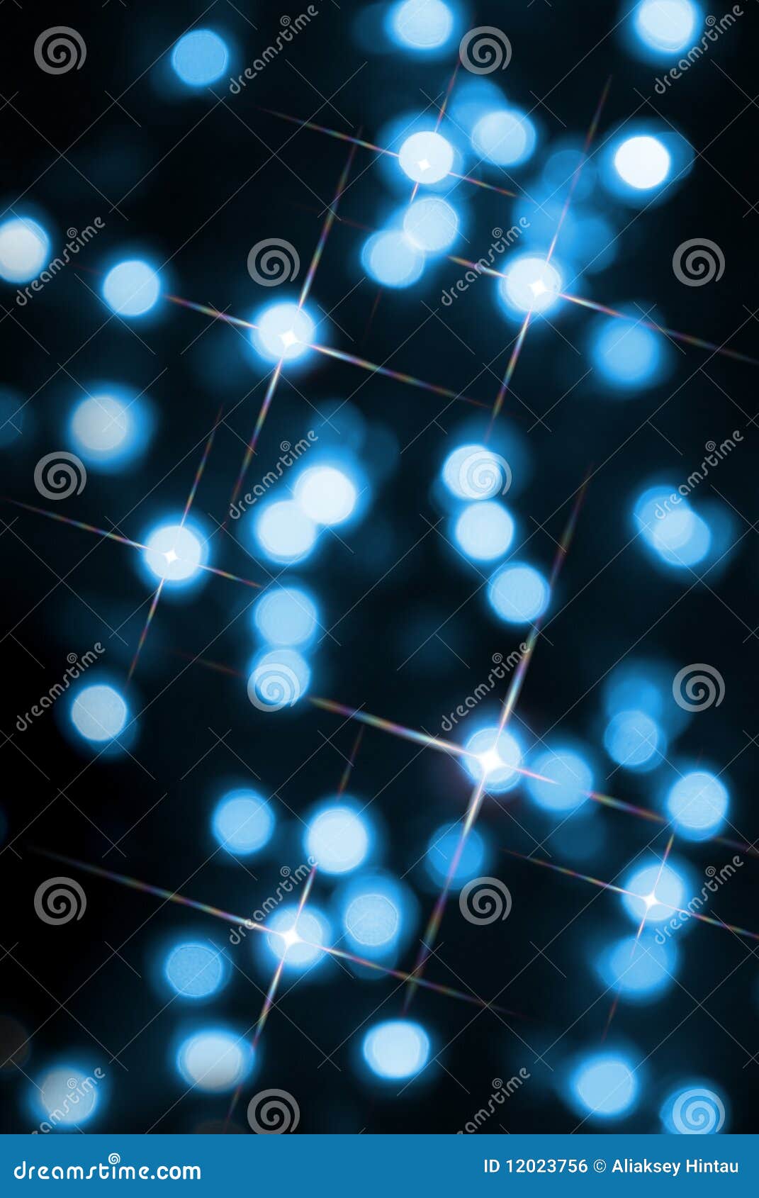 blue holiday illumination background