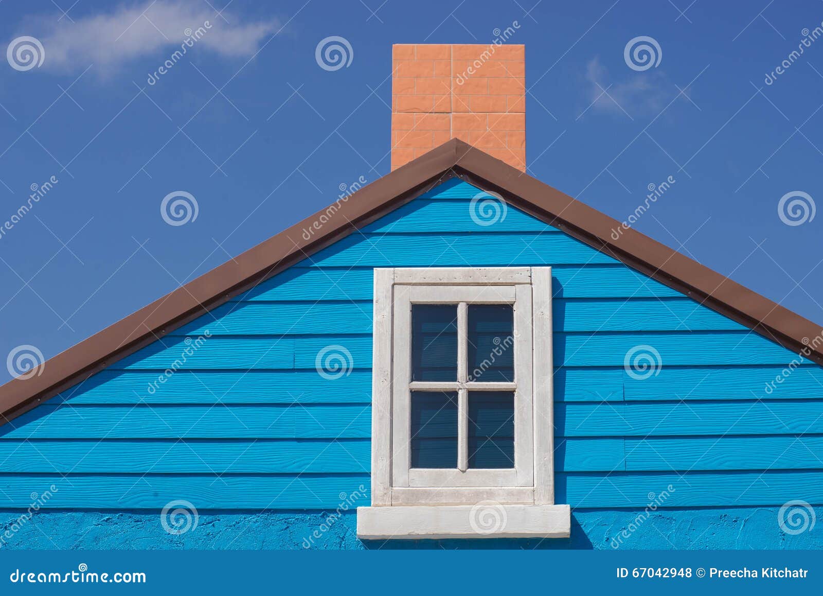 Blue house stock photo. Image of farmhouse, country, estate 67042948