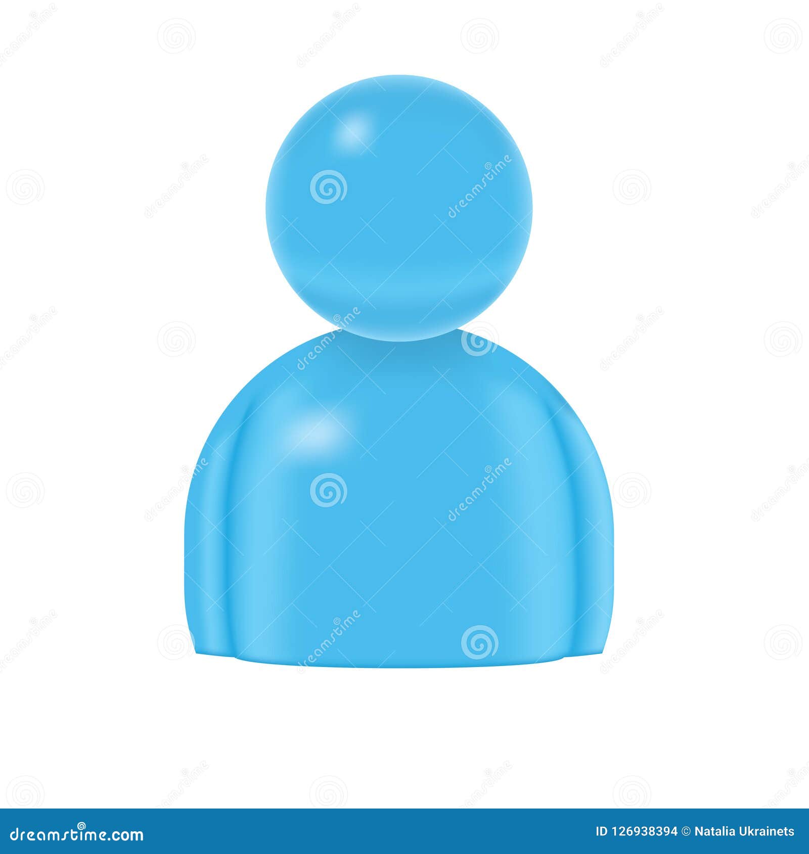 person icon blue