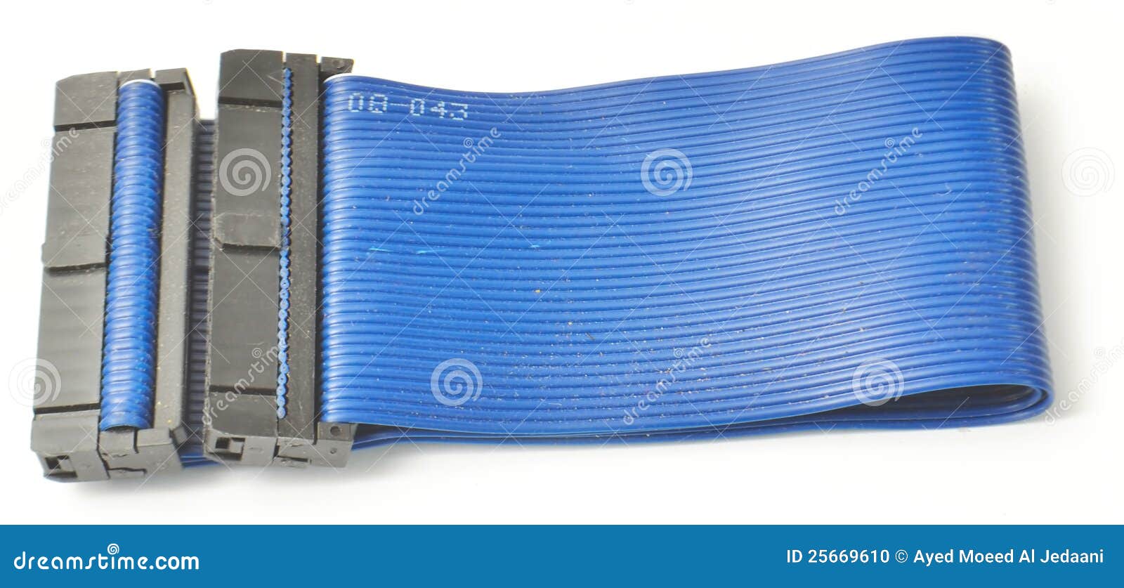 Blue Ide Cable from the Side Stock Photo Image of front, macro 25669610
