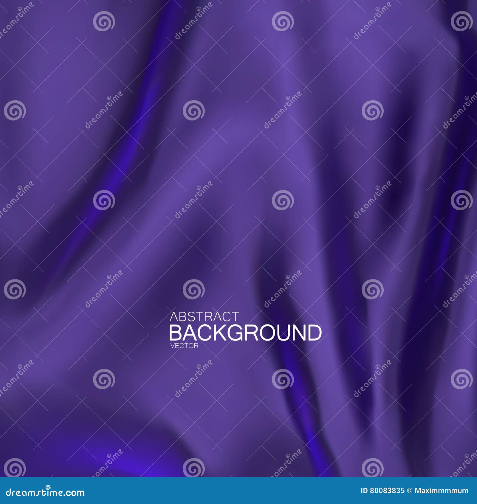 Blue indigo silk fabric. stock vector. Illustration of concept 80083835