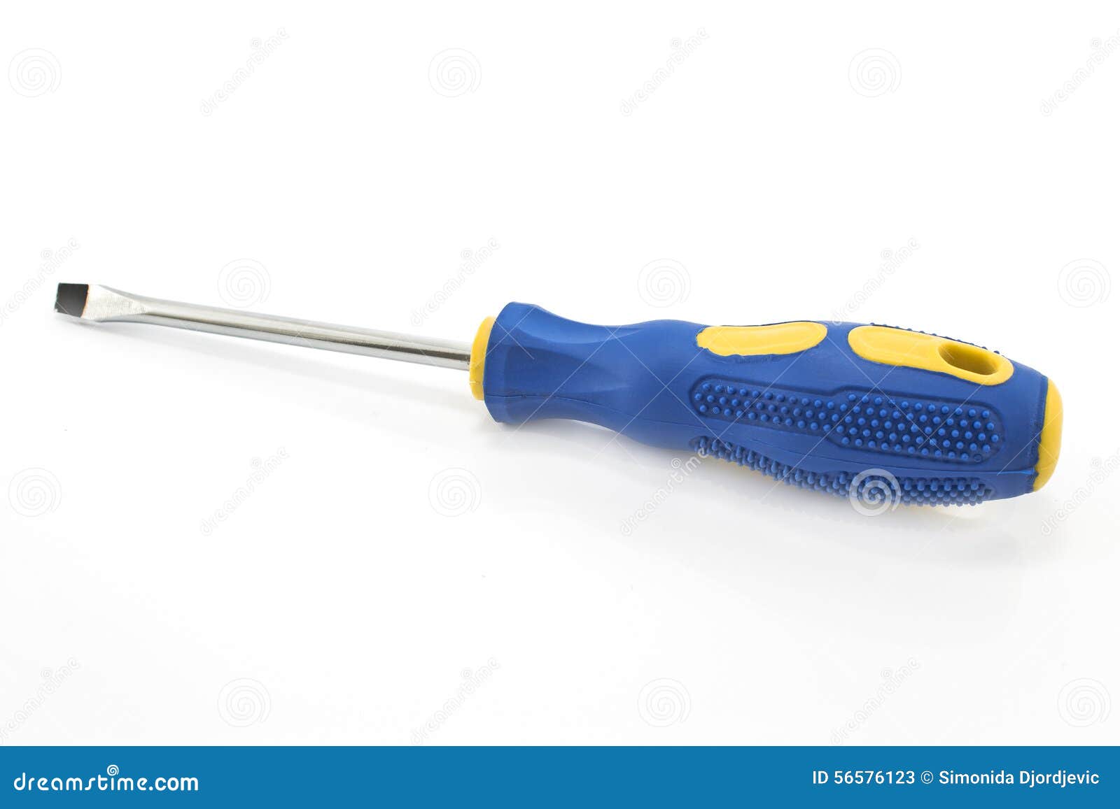 Blue isolated screwdriver stock image. Image of people 56576123
