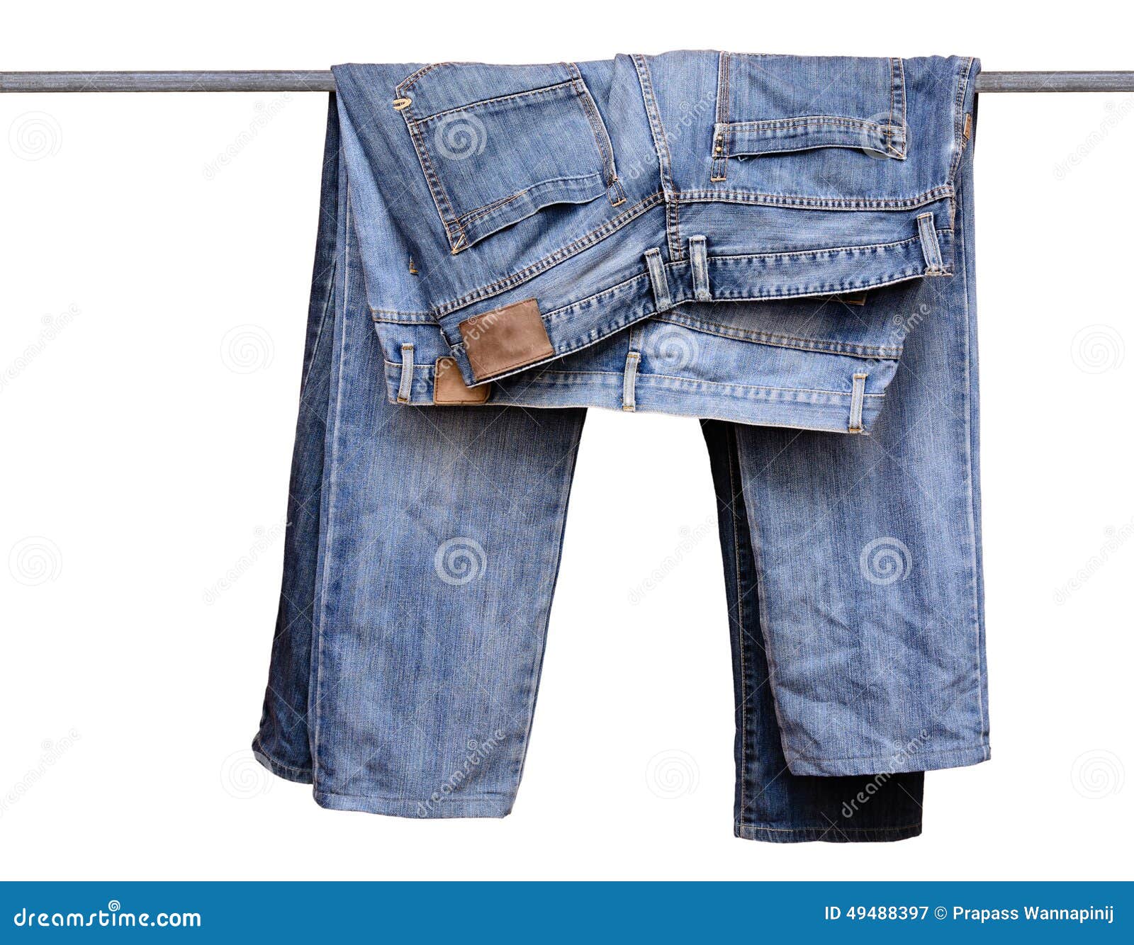 Blue jean pants stock image. Image of classic, apparel 49488397