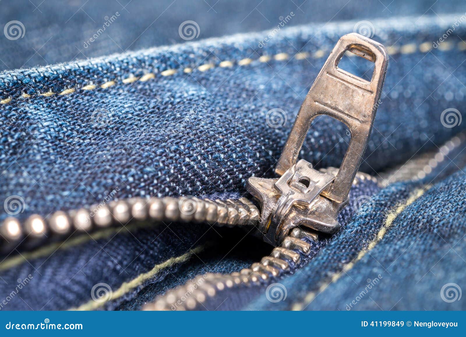 Blue Jean zipper stock image. Image of fastener, clothing 41199849