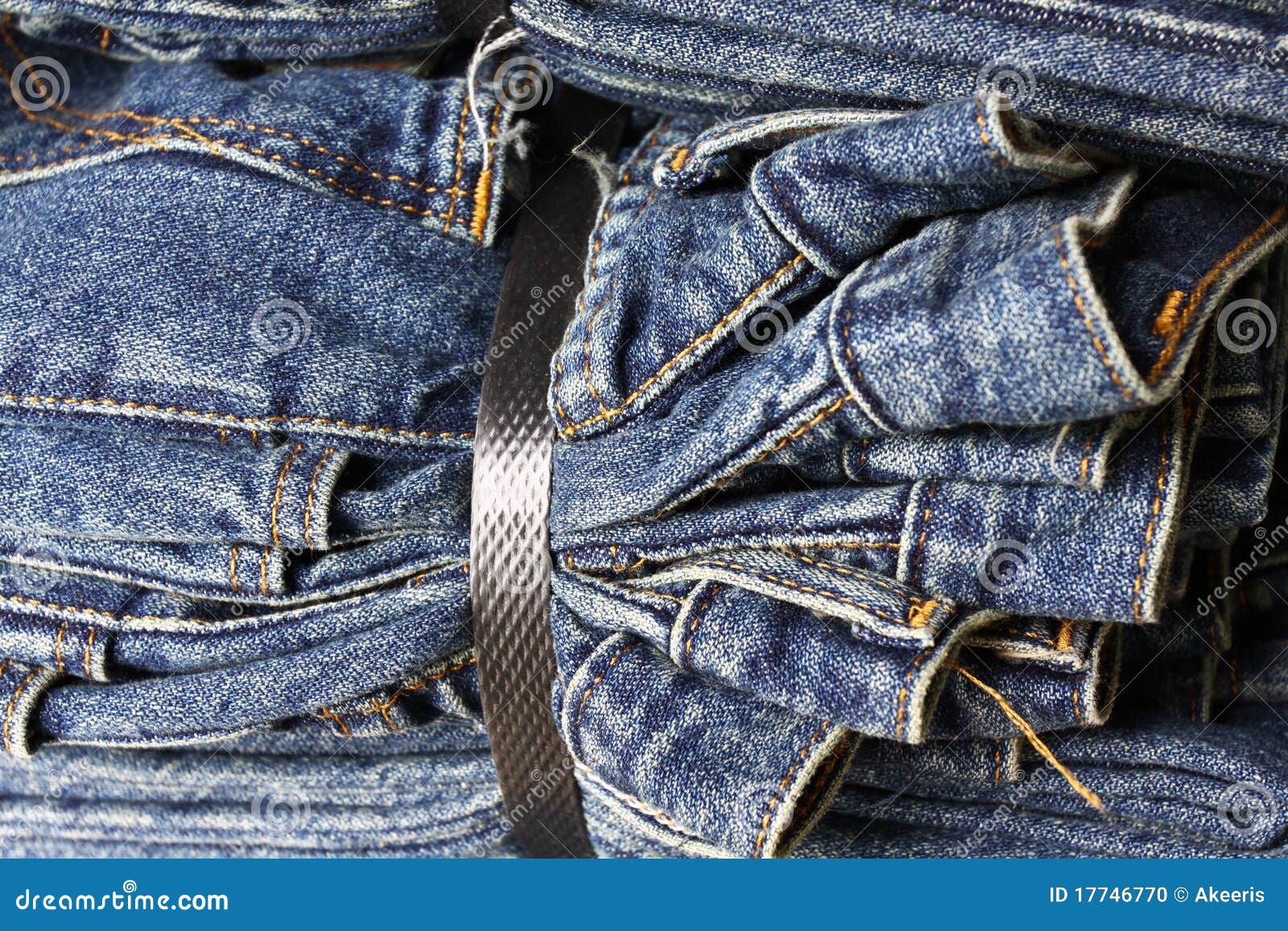 Blue Jeans Binded Tight Together Stock Photo - Image of layer, close ...