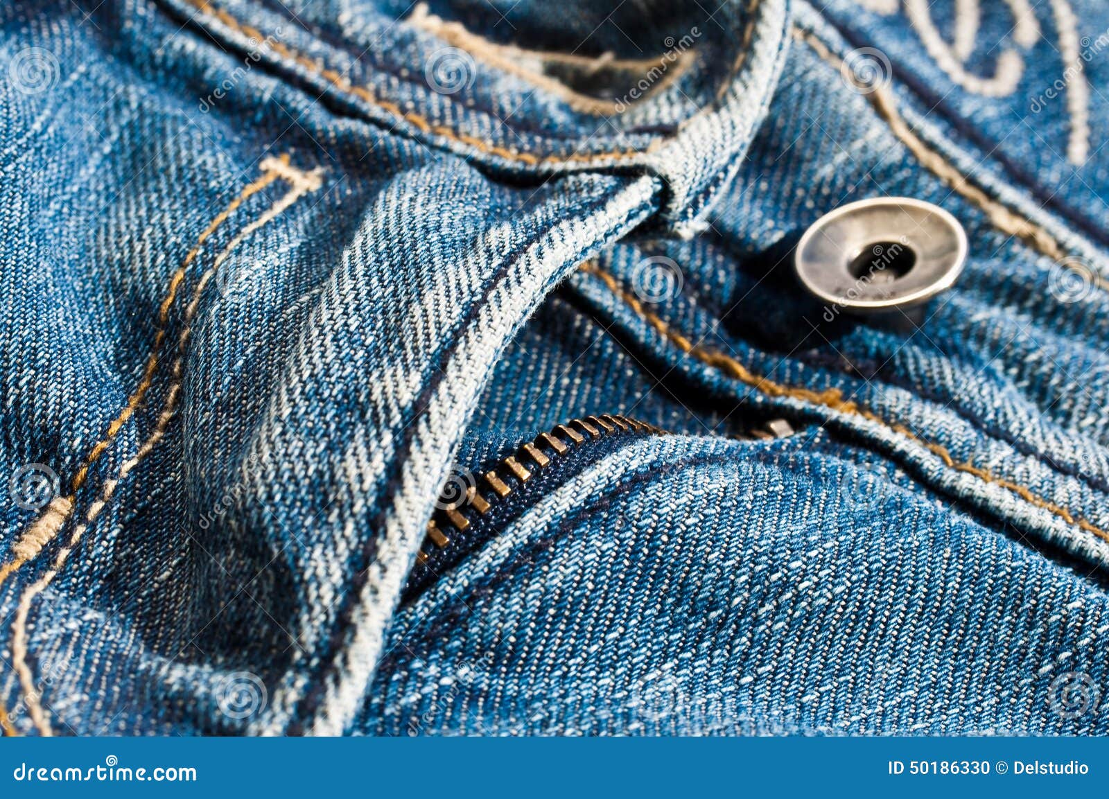 Blue jeans close up stock photo. Image of clothes, zipper - 50186330