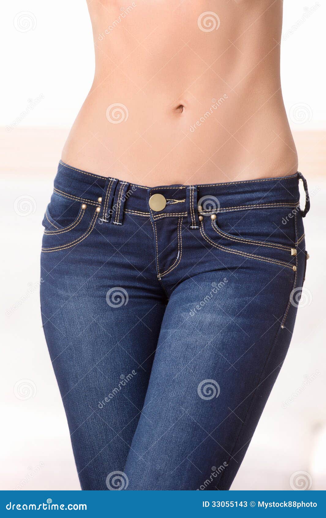 Blue jeans. stock image. Image of dieting, thin, jeans 33055143