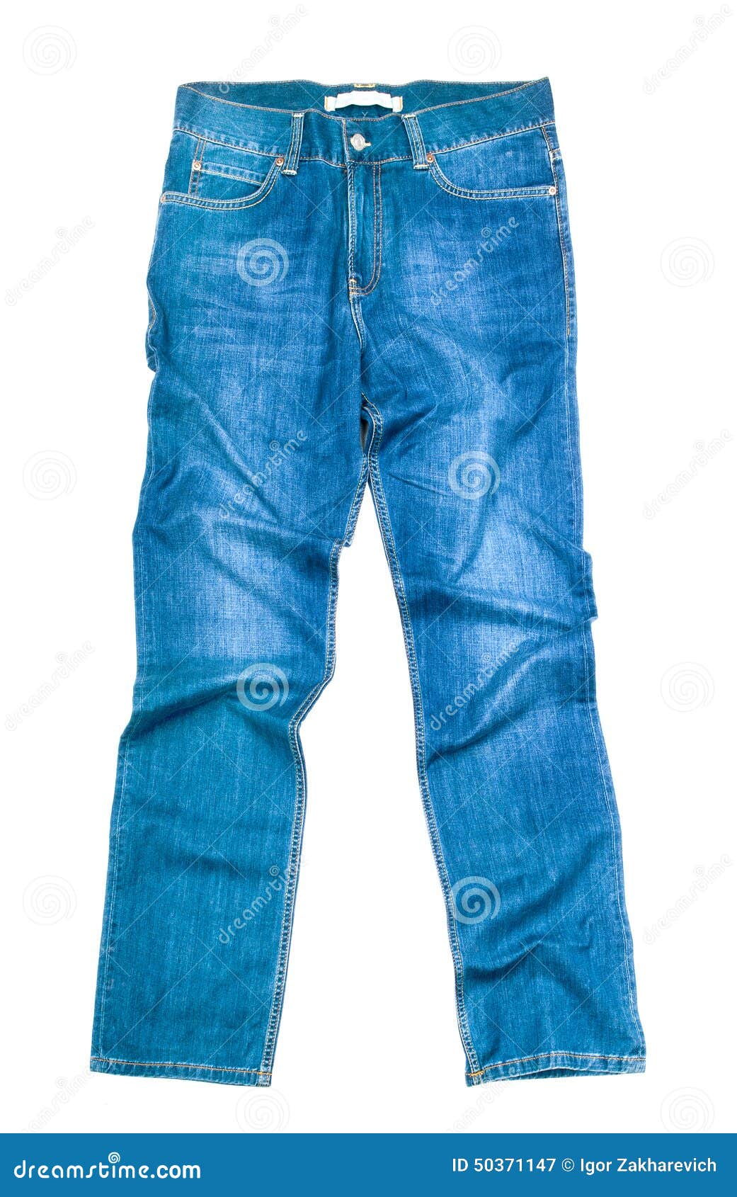 Blue Jeans Isolated stock image. Image of clothing, cloth - 50371147