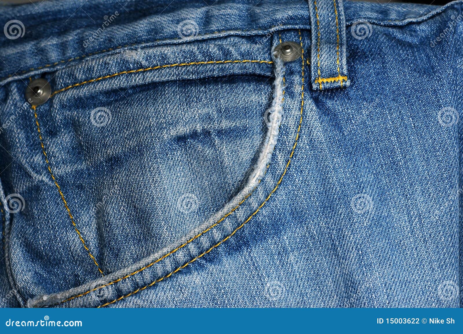 Blue jeans pocket stock photo. Image of casual, wash - 15003622