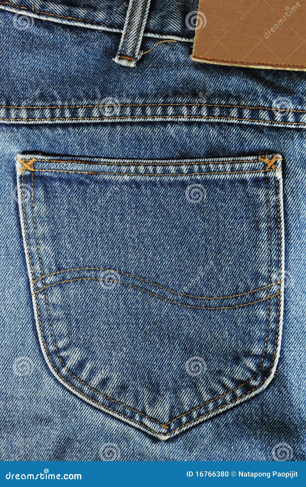 A blue jeans pocket stock photo. Image of fiber, garment - 16766380
