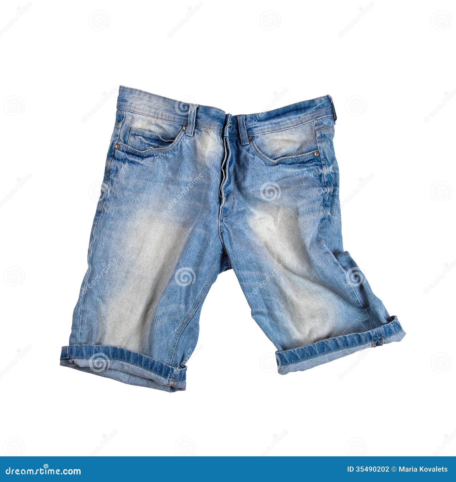 Blue jeans shorts stock photo. Image of color, cloth - 35490202