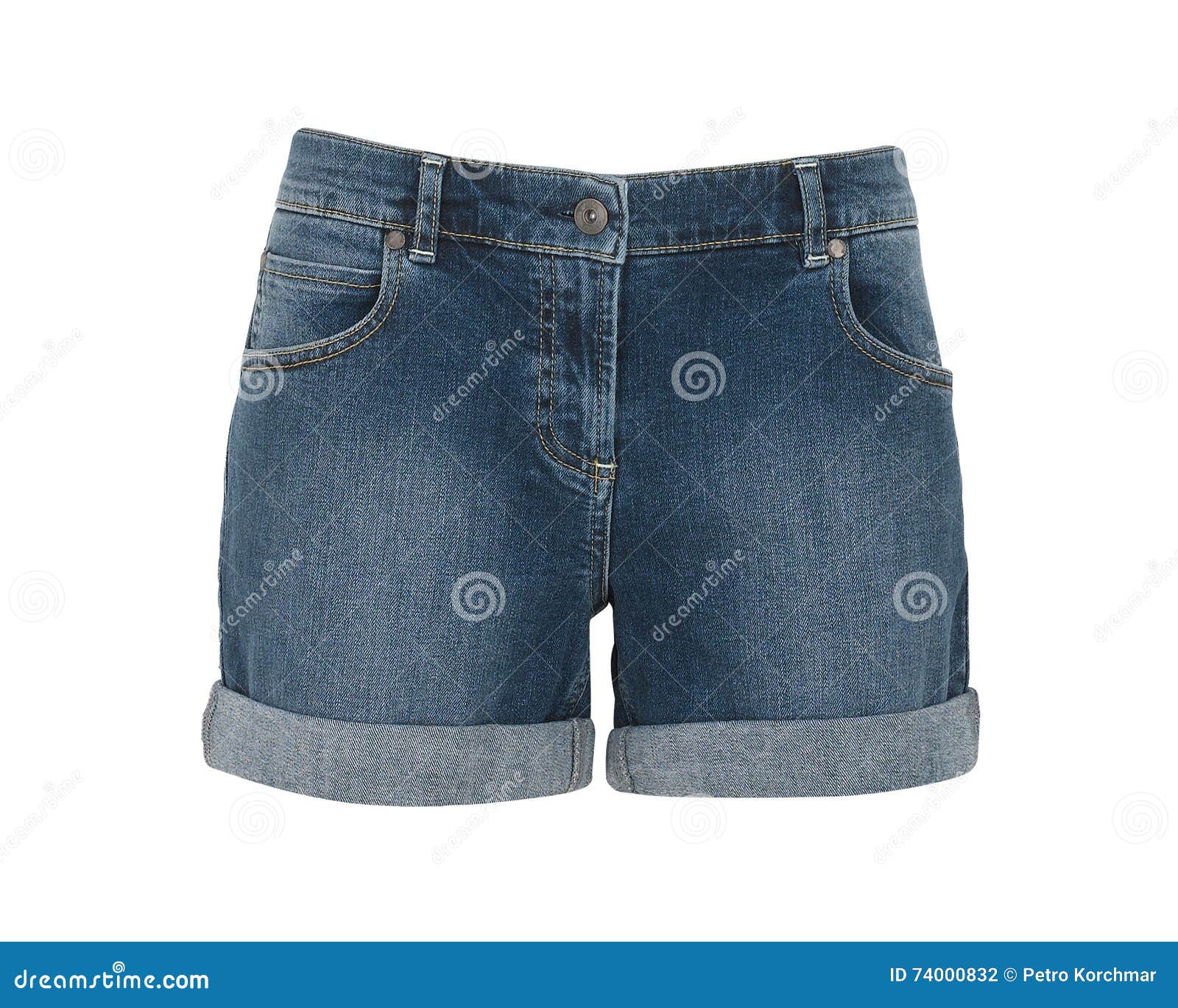 Blue jeans shorts stock photo. Image of original, pants - 74000832