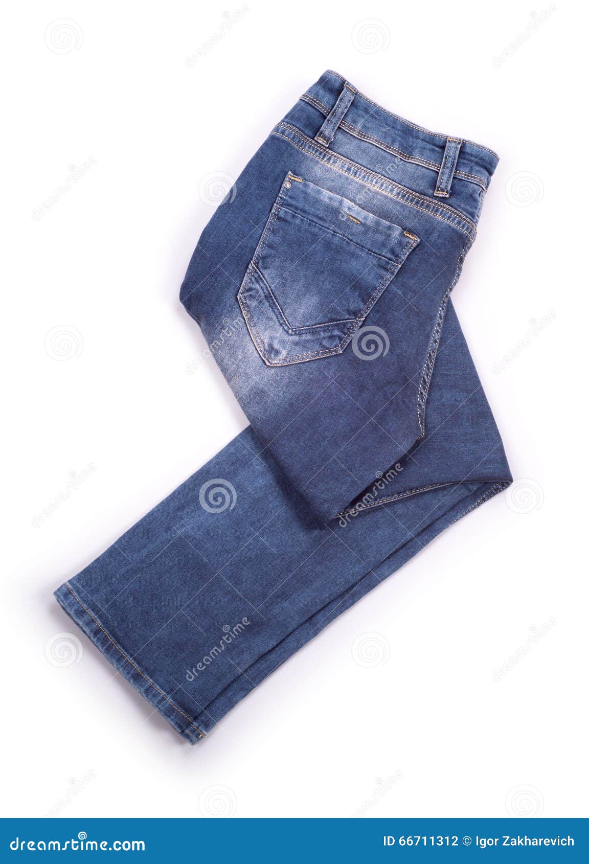 Blue jeans trouser stock photo. Image of design, cutout - 66711312