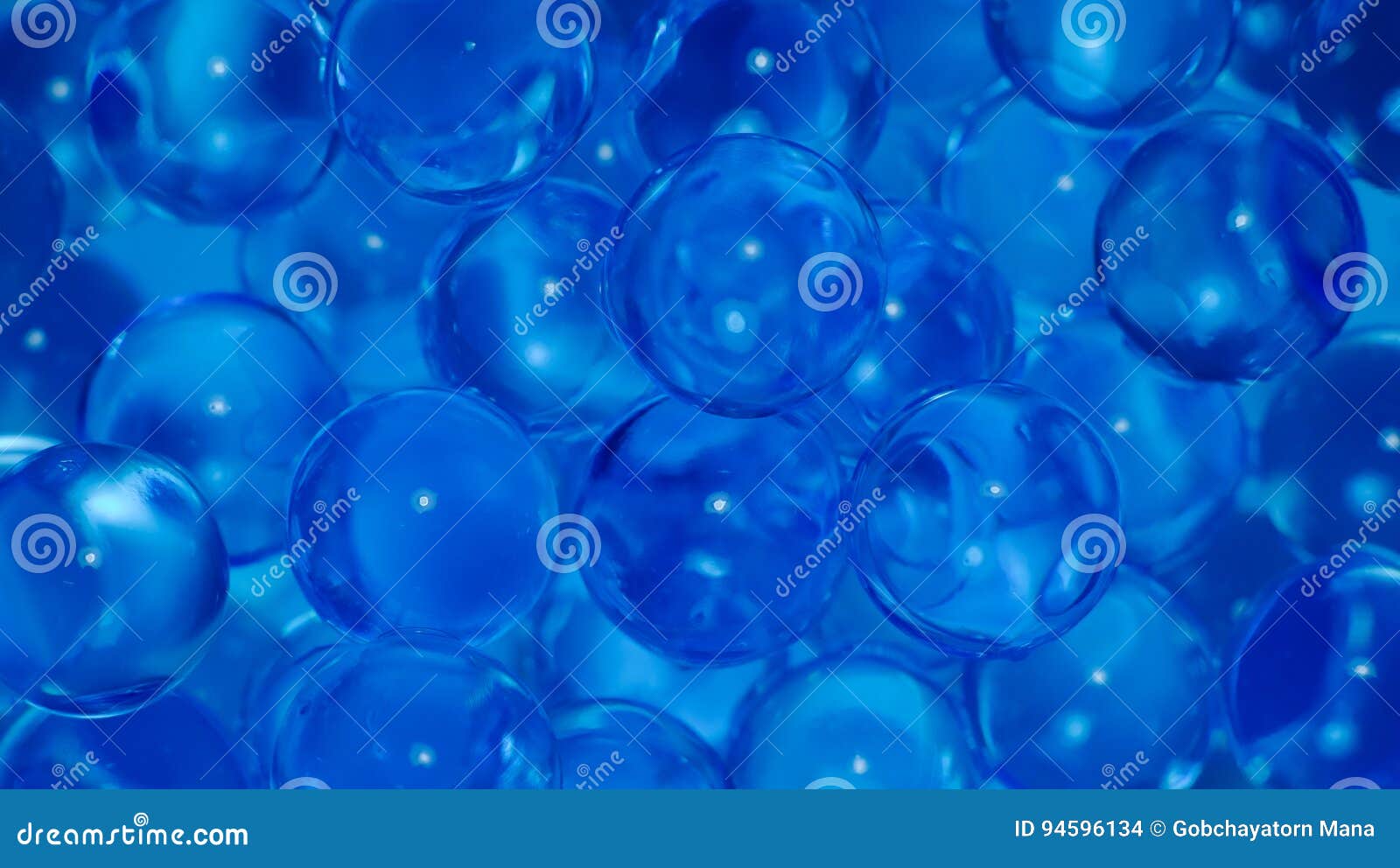 Blue Jelly Balls in Closeup View Stock Photo Image of sphere, blue