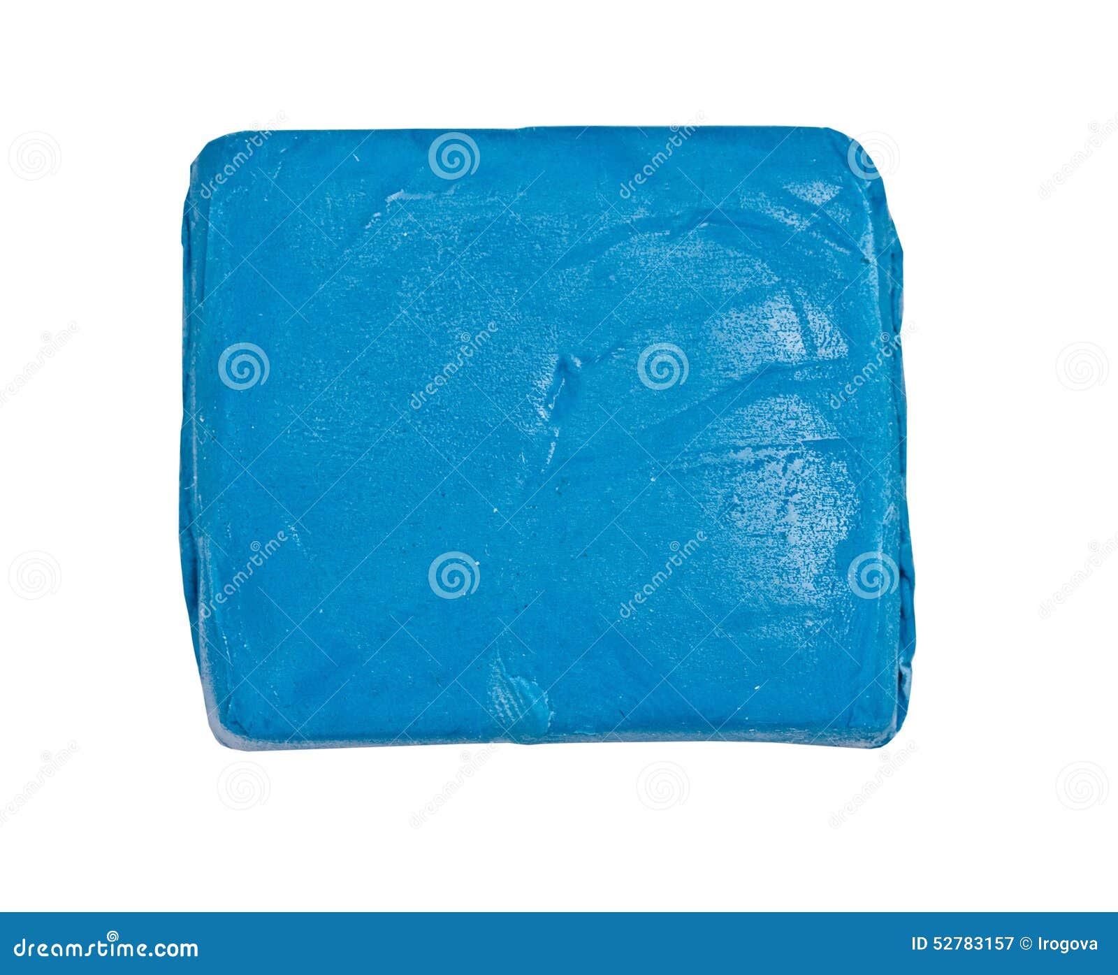 Blue Kneaded Eraser (putty Rubber) Stock Image - Image of easer, eraser:  52783157