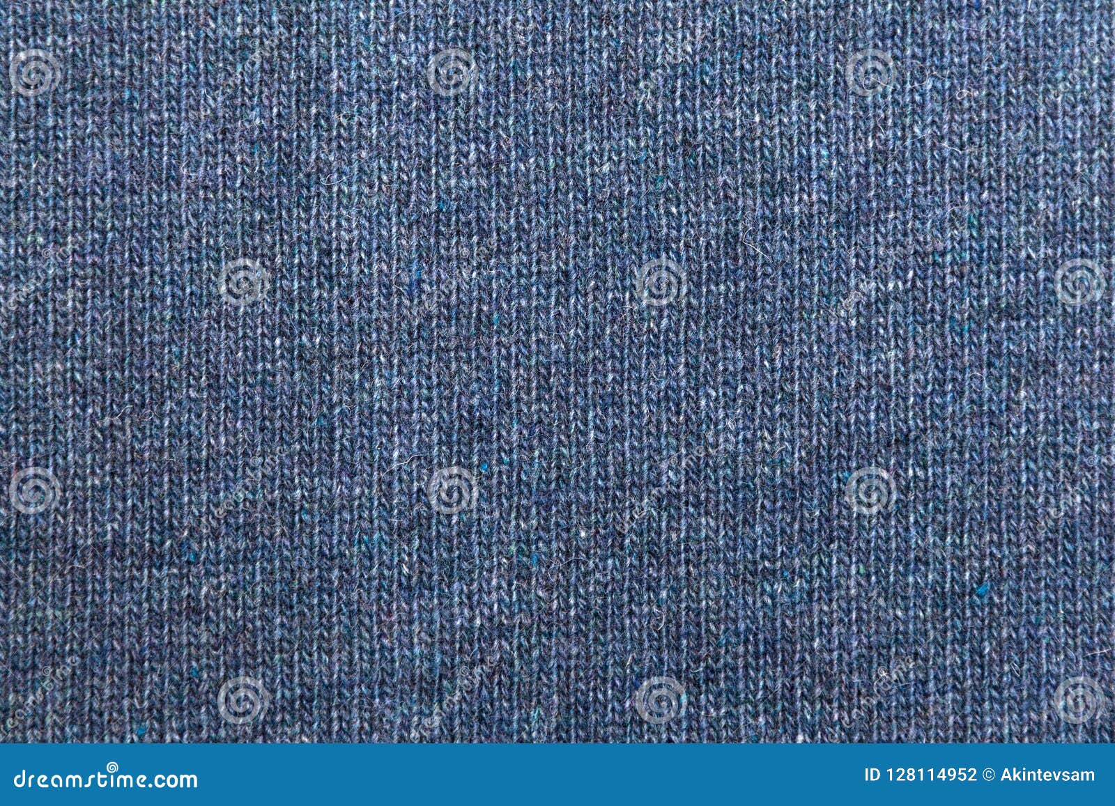 Blue Knitting Wool Texture Background Stock Photo - Image of knit ...