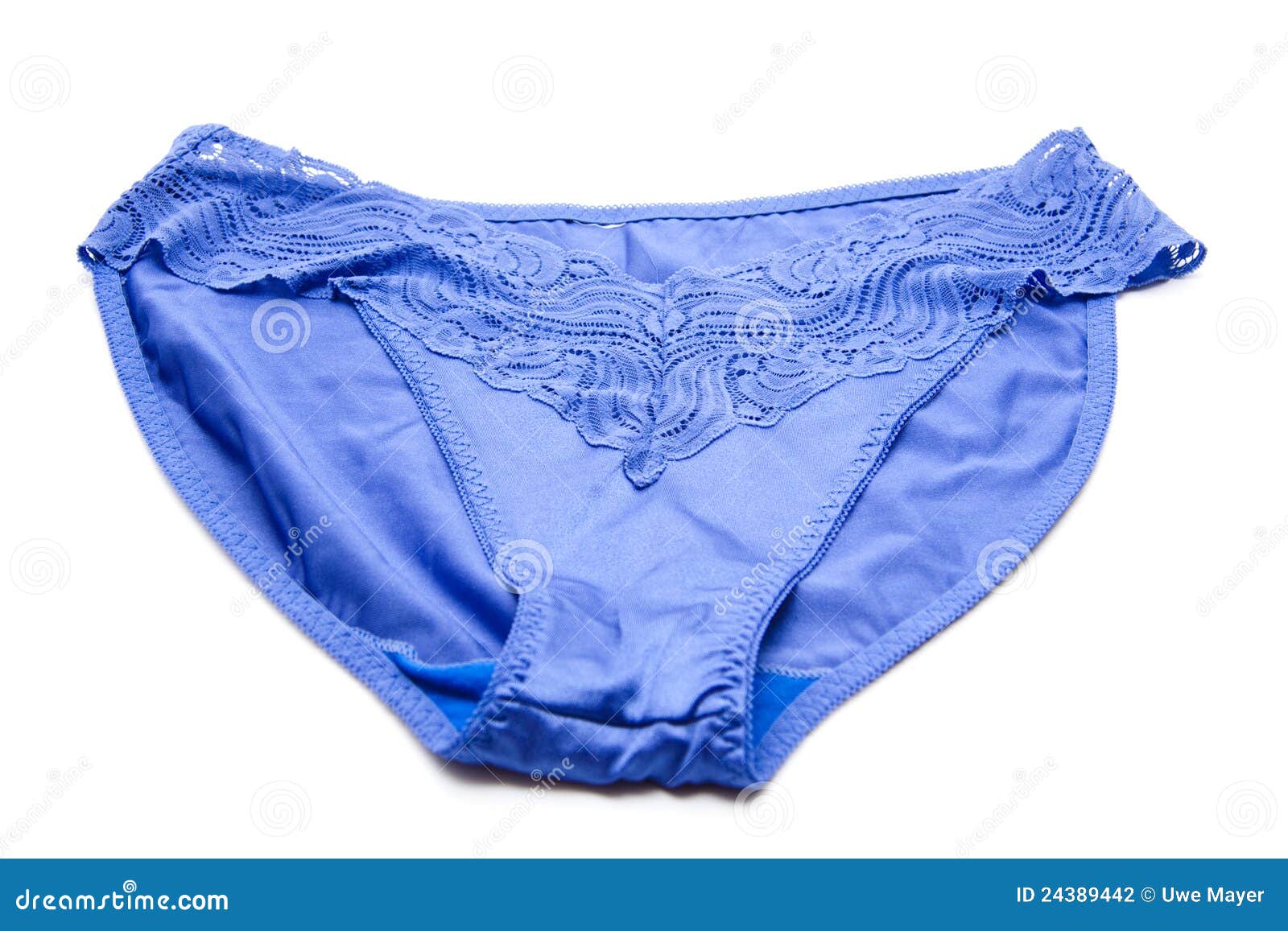 Blue ladies underpants stock photo. Image of seam, form 24389442