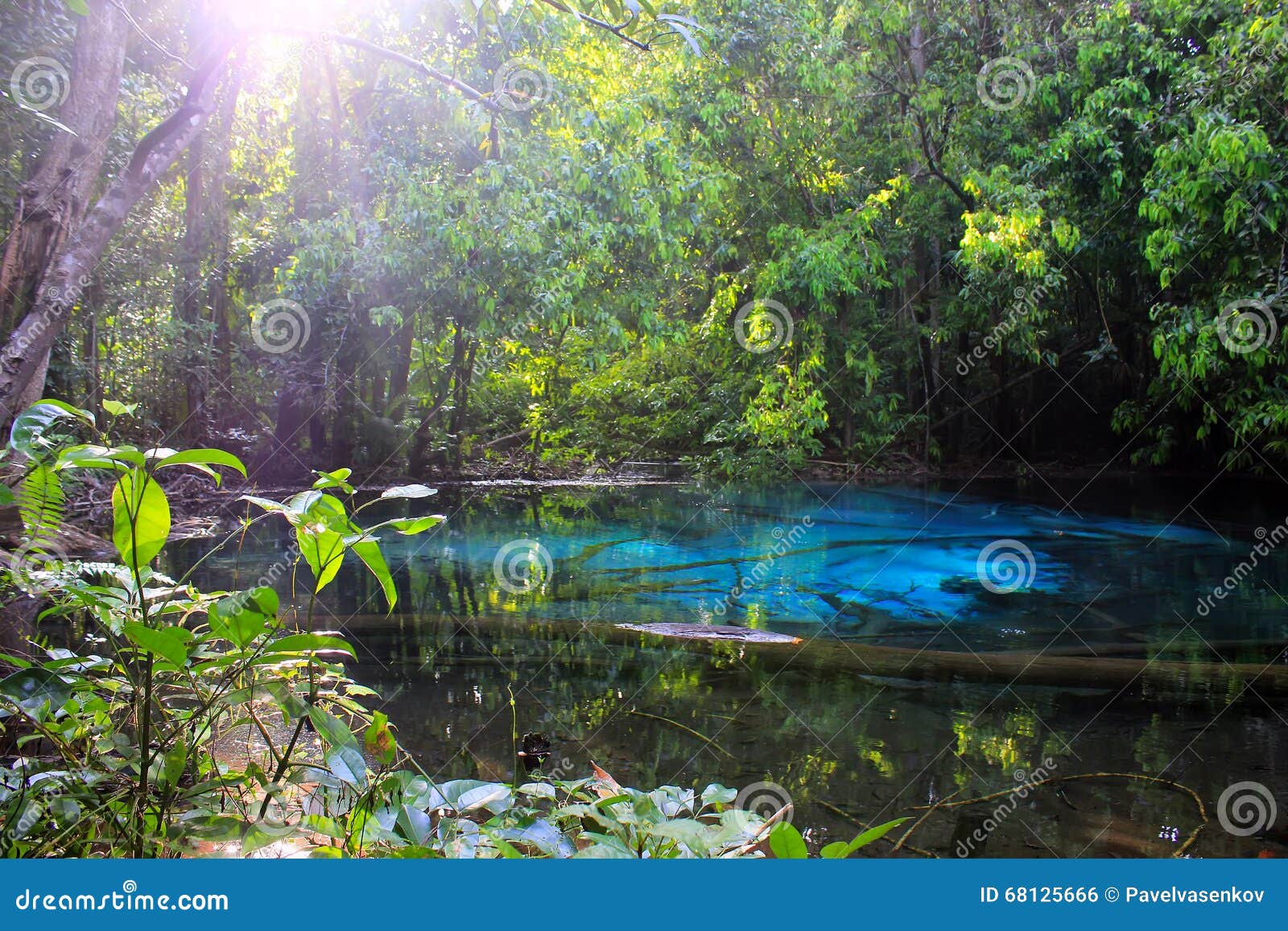 Blue lagoon , Thailand stock photo. Image of sunshine 68125666
