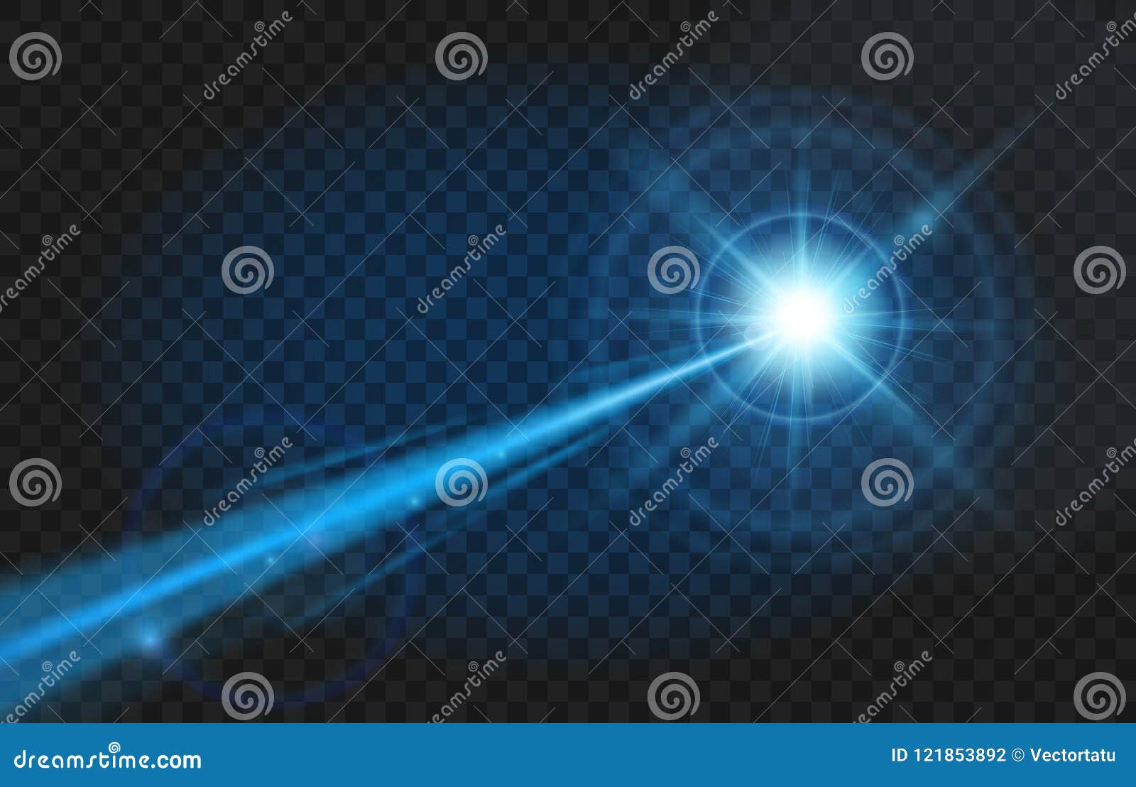 blue laser beam 