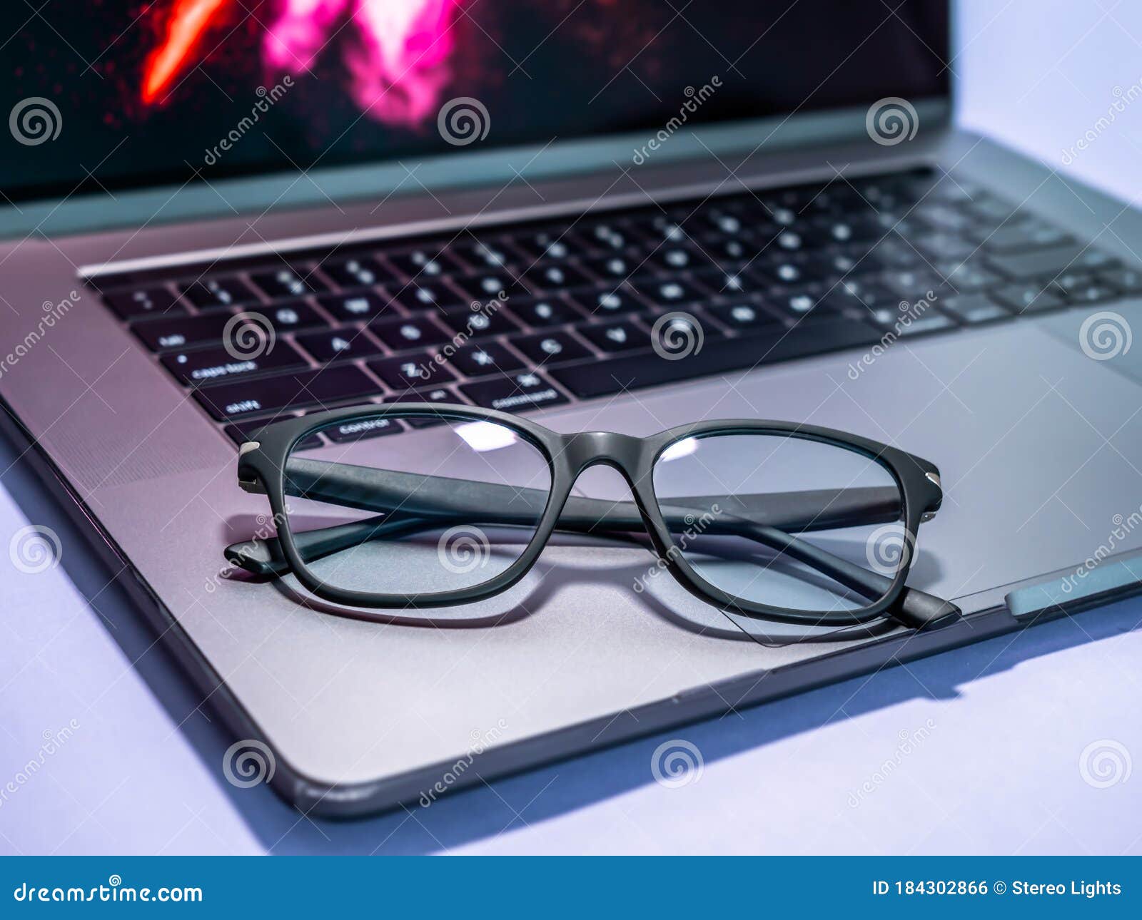 blue light blocking glasses. black frame glasses for filtering blue light from the computer. prevent computer vision syndrome. eye