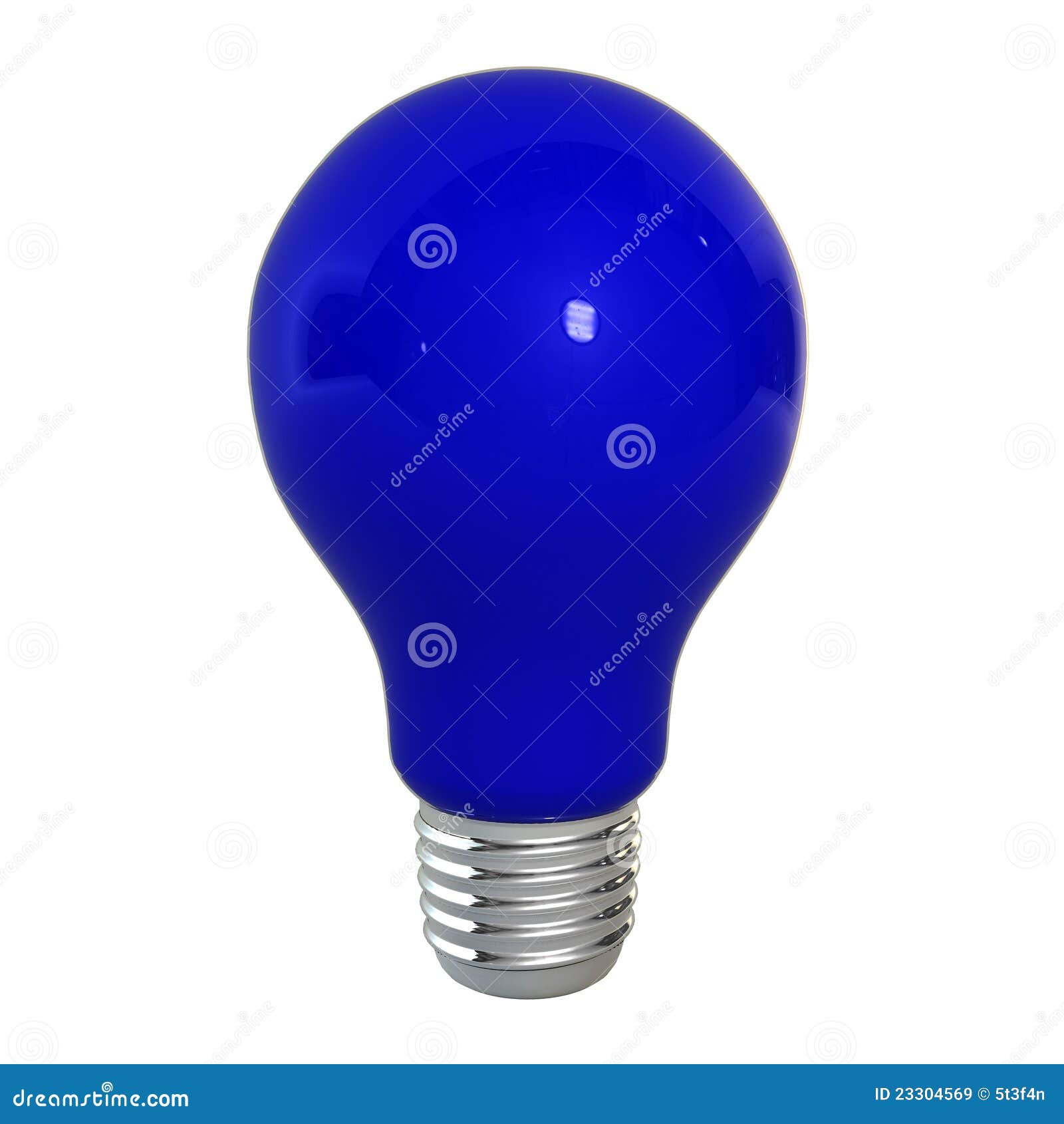 Blue Light Bulb stock image. Image of interior, bright 23304569