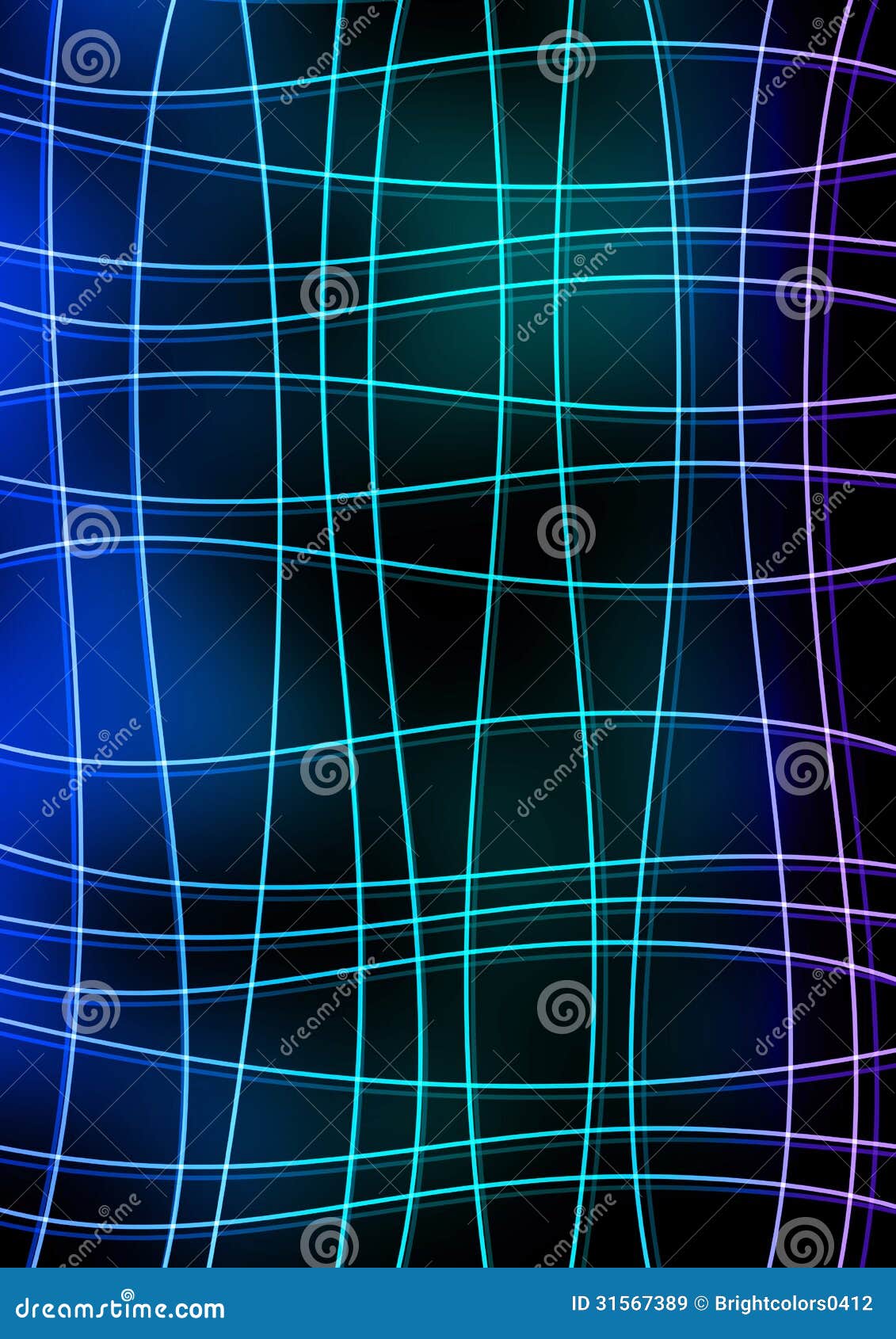 Blue Line Abstract Background Stock Illustration - Illustration of