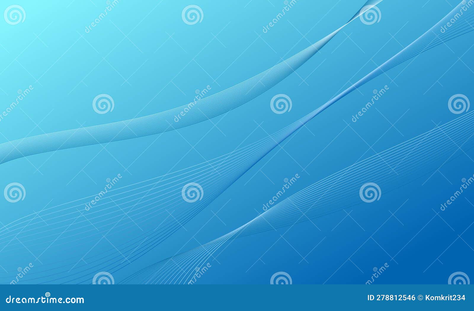 blue lines curves wave abstract technology background for artwork 
