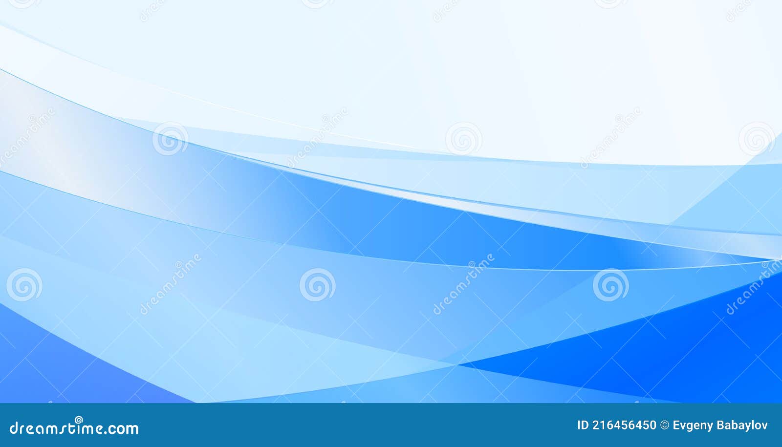Blue Lines on a White Abstract Background Vector Stock Vector