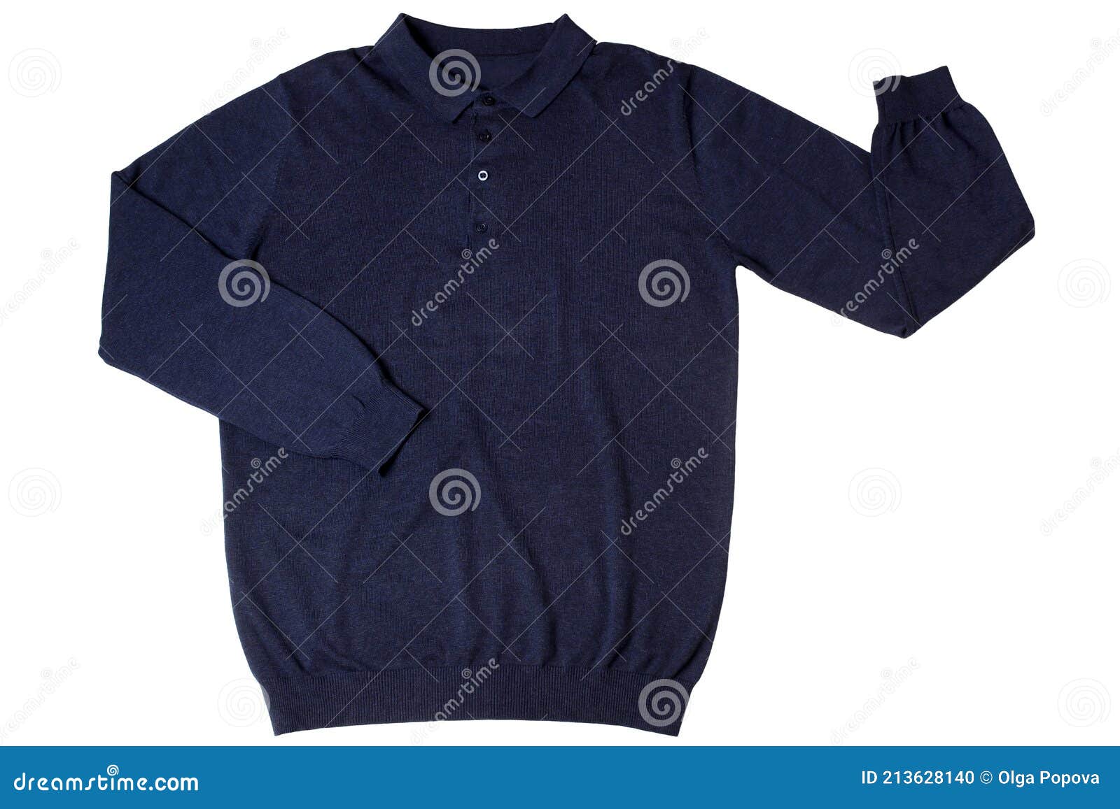 Blue male shirt stock photo. Image of classic, laundry - 213628140