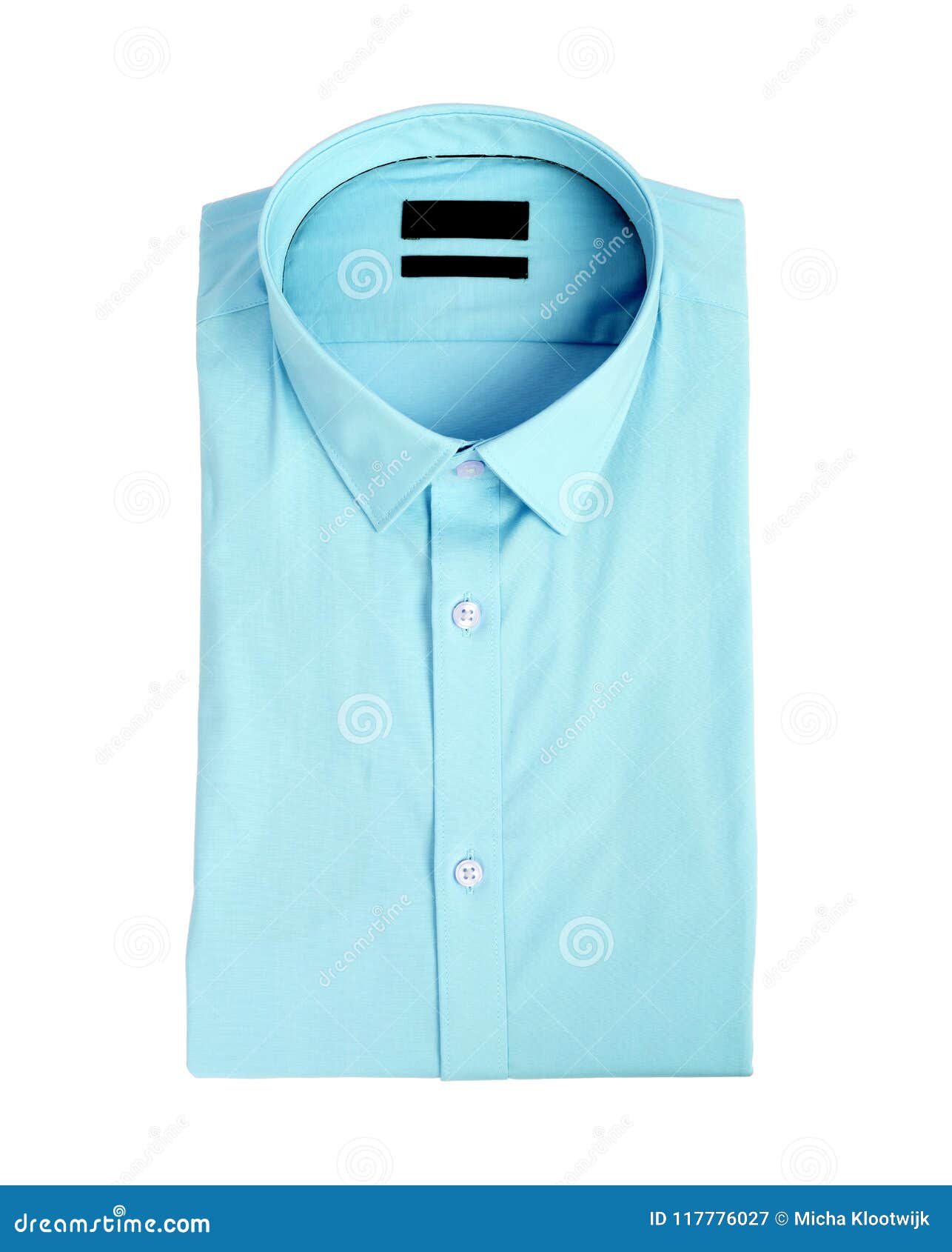 Blue Man Shirt on White Background Stock Image - Image of shirt, male ...