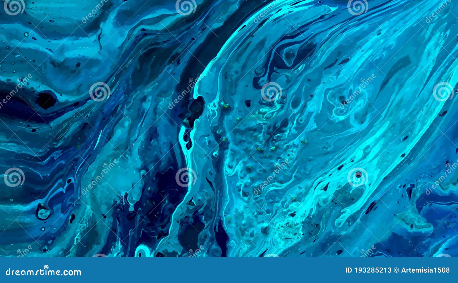 Blue Marble Abstract Background Texture. Indigo Ocean Blue ...