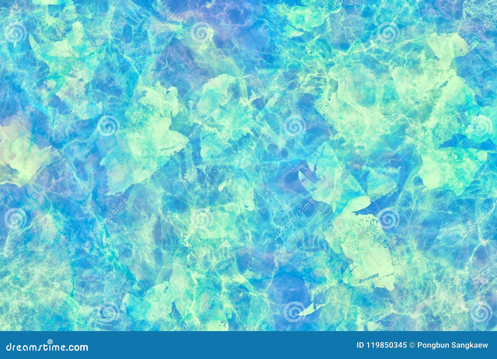 Blue Marble Effect Wallpaper Design Background Stock Illustration Illustration Of Backdrop Pattern