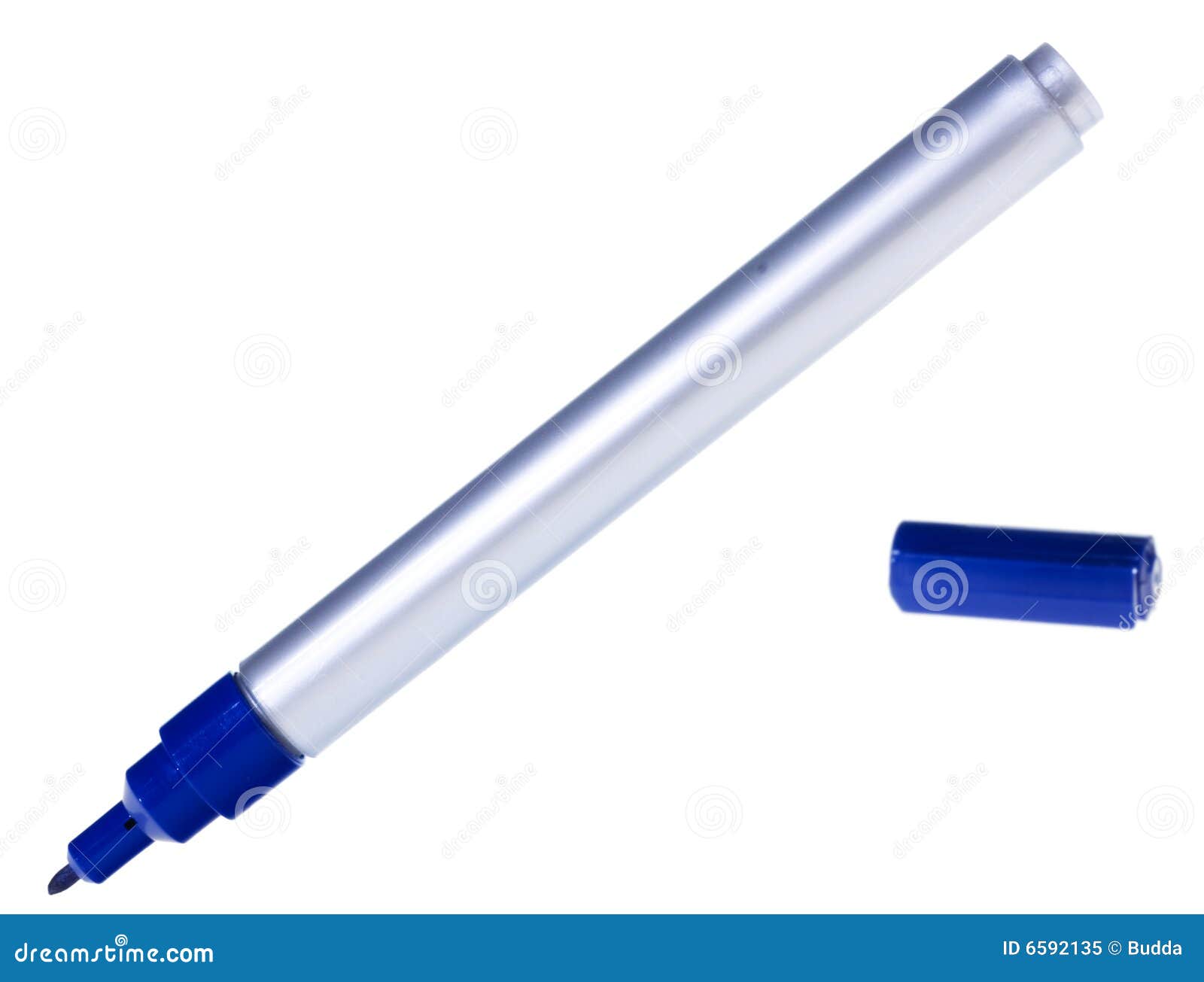 Blue Marker Pen Royalty Free Stock Photo Image 6592135