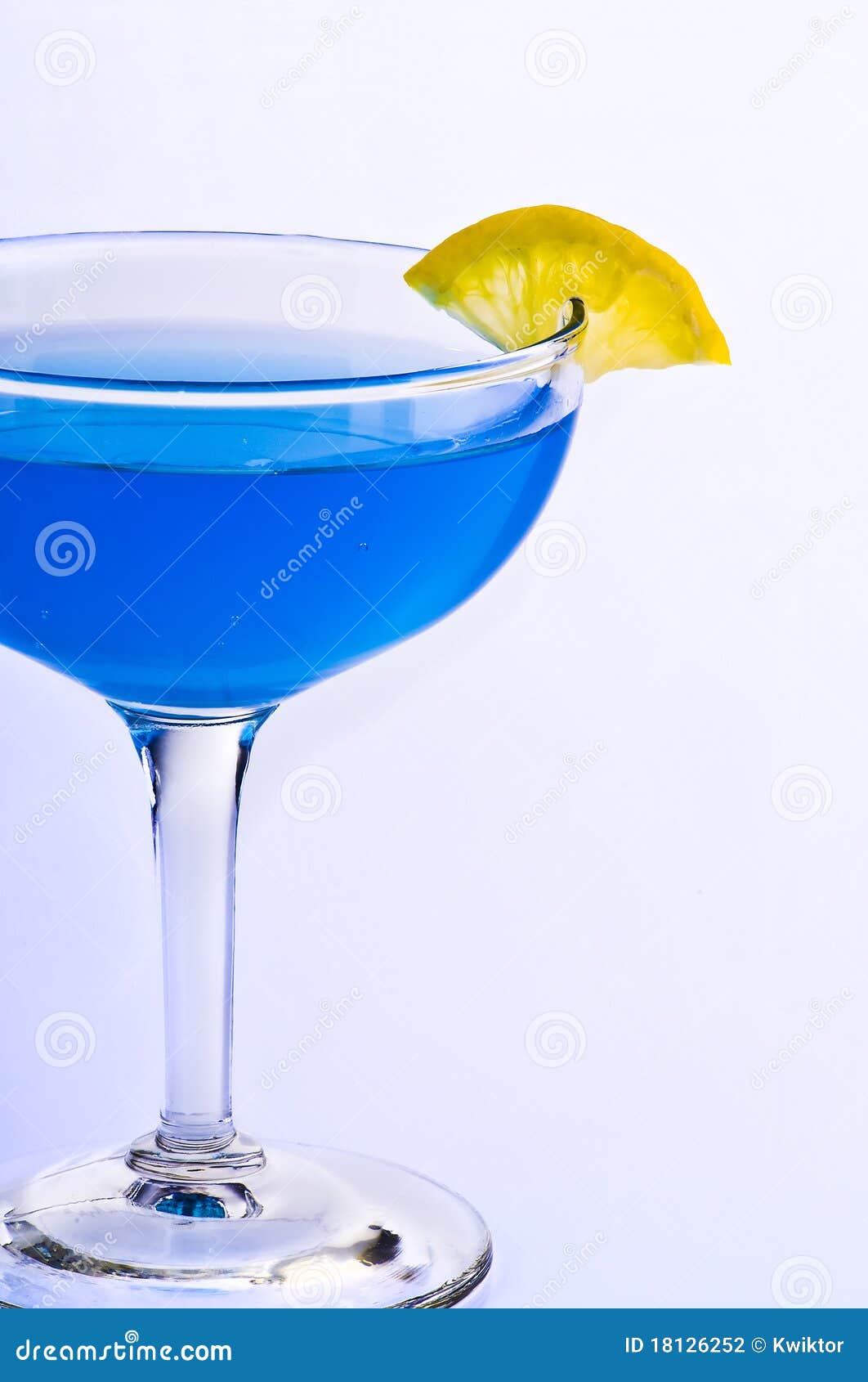 Blue Martini stock photo. Image of decoration, closeup 18126252