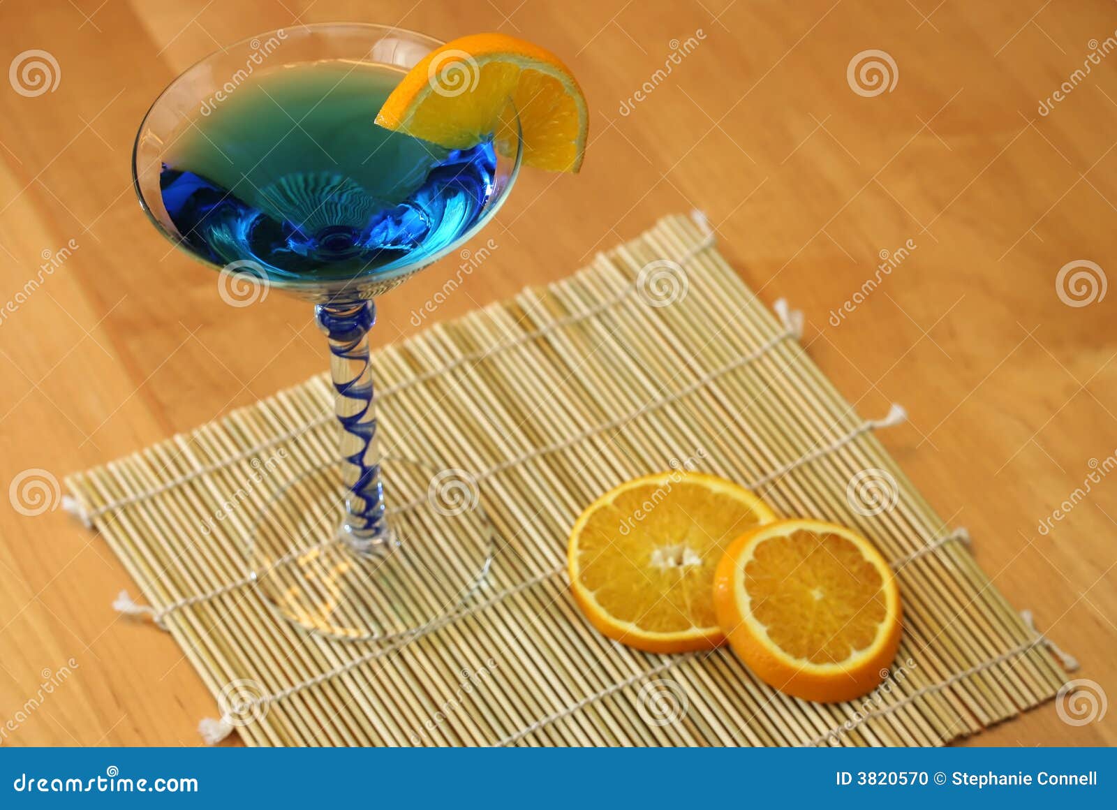 Blue Martini stock photo. Image of slice, celebrate, glass 3820570