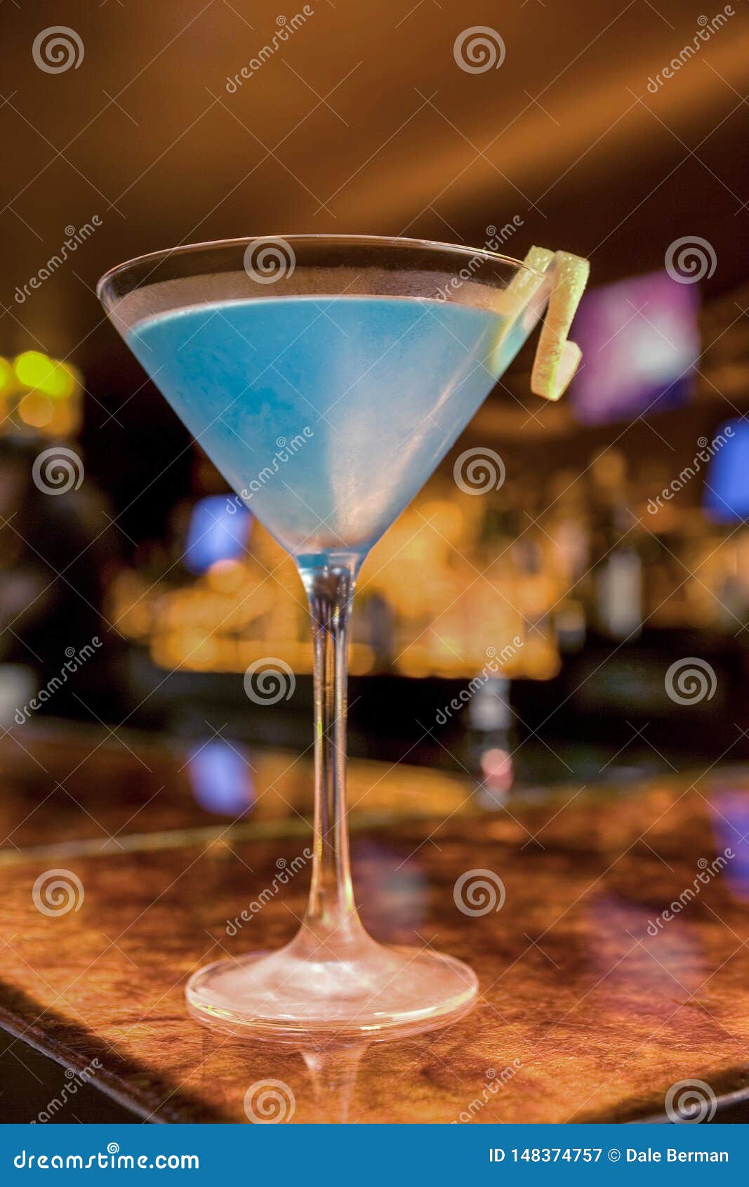 Blue Martini stock image. Image of ingredient, alcohol 148374757