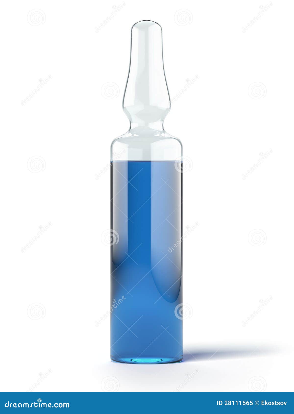 Blue medical ampule stock illustration. Illustration of pharmaceuticals