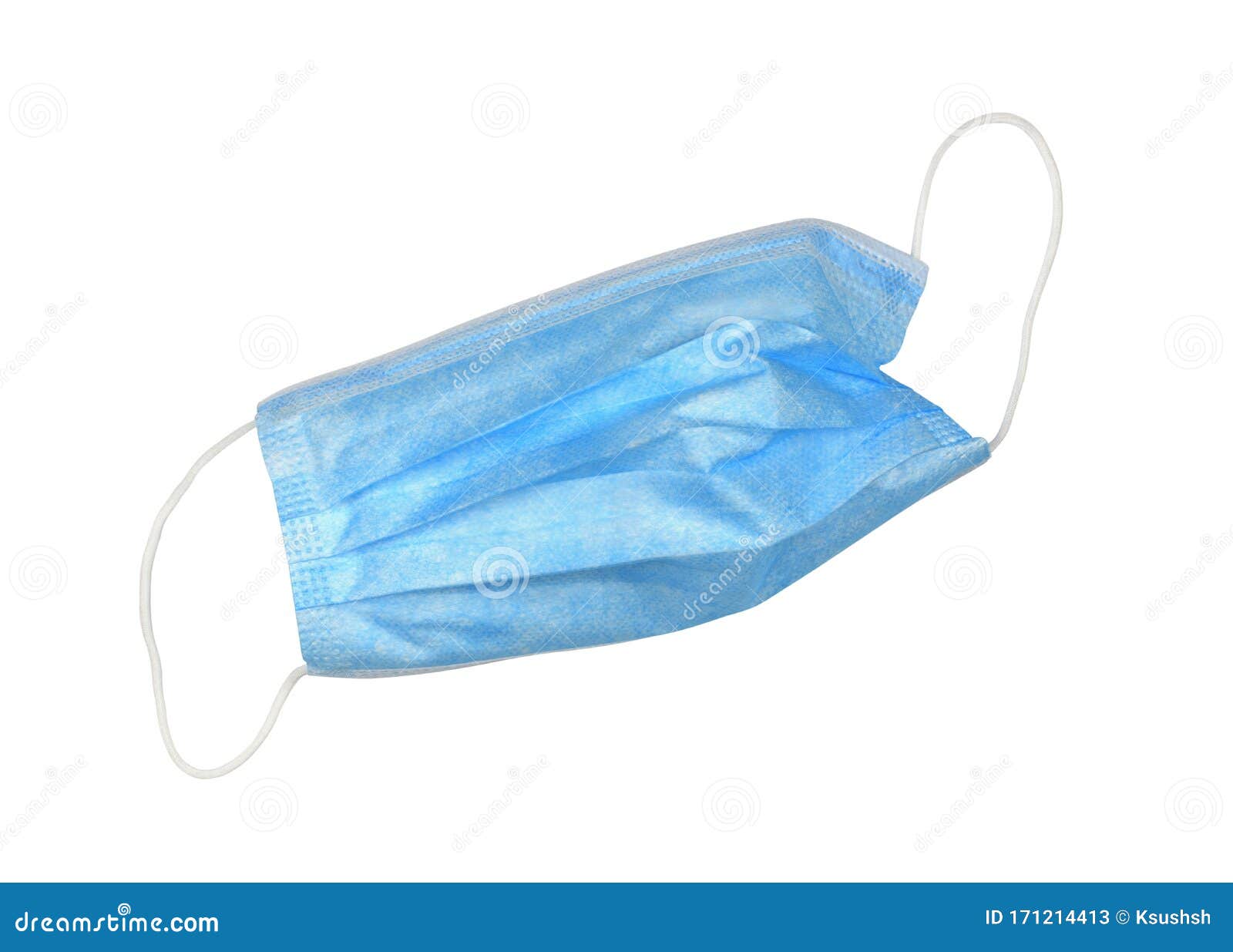 Blue medical mask stock image. Image of bandage, breath 171214413