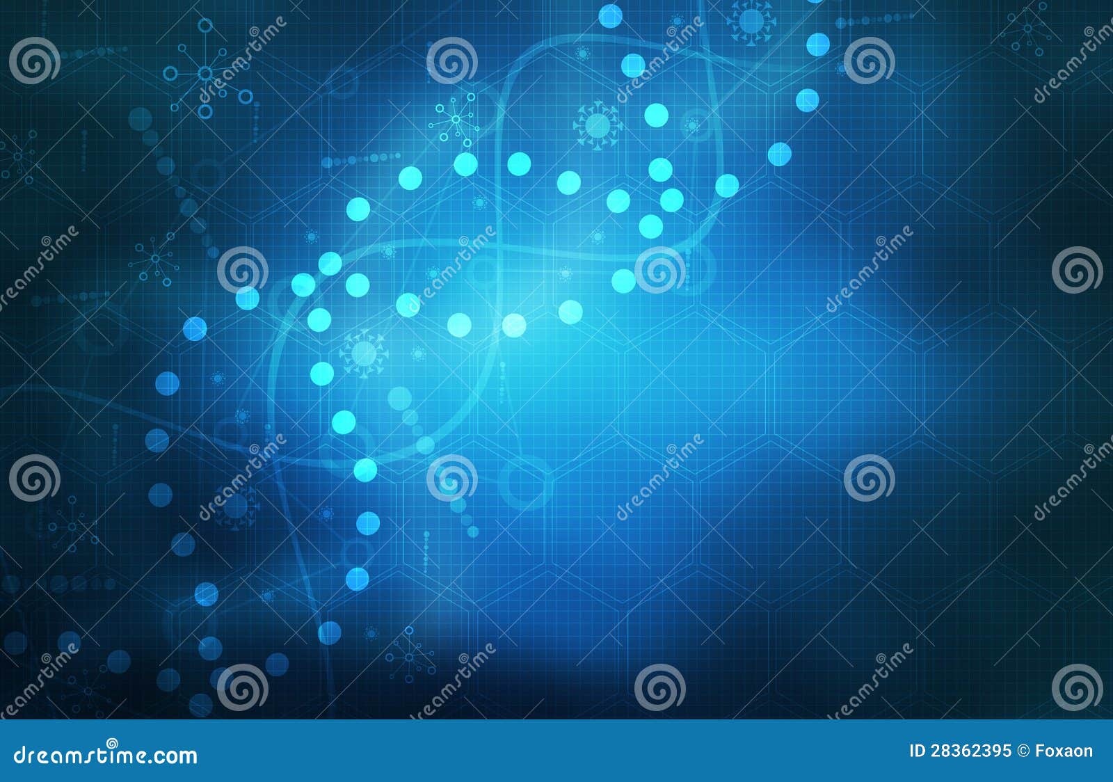 blue medical science futuristic technology abstract background