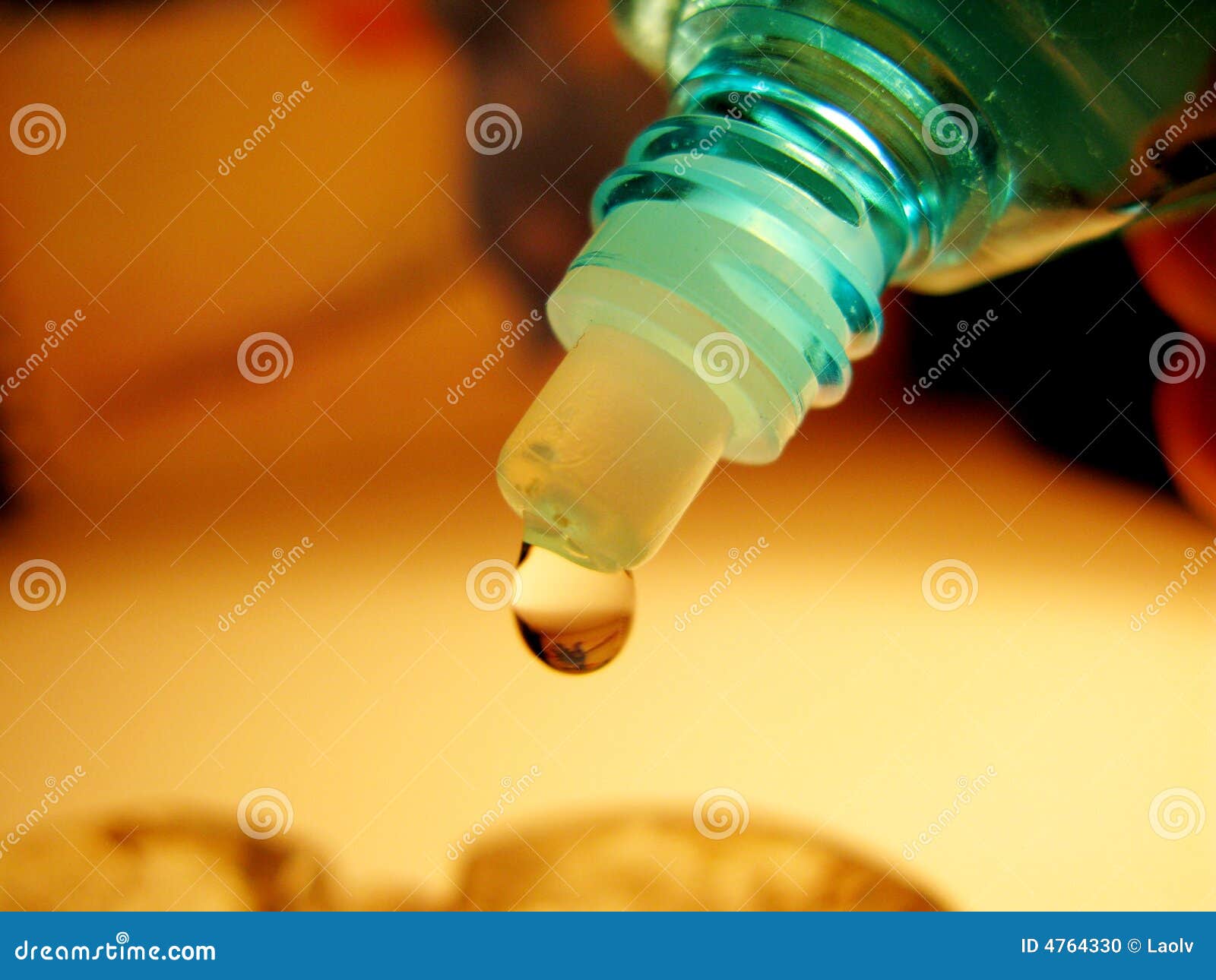 Blue medicine bottle stock photo. Image of healthy, drops 4764330