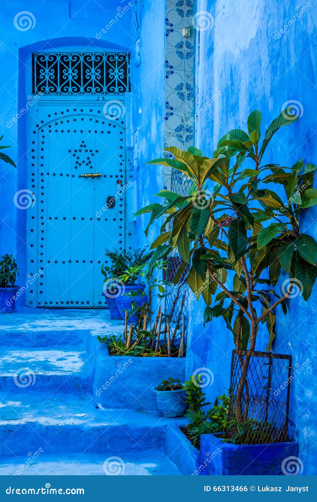 blue medina of chechaouen, morocco