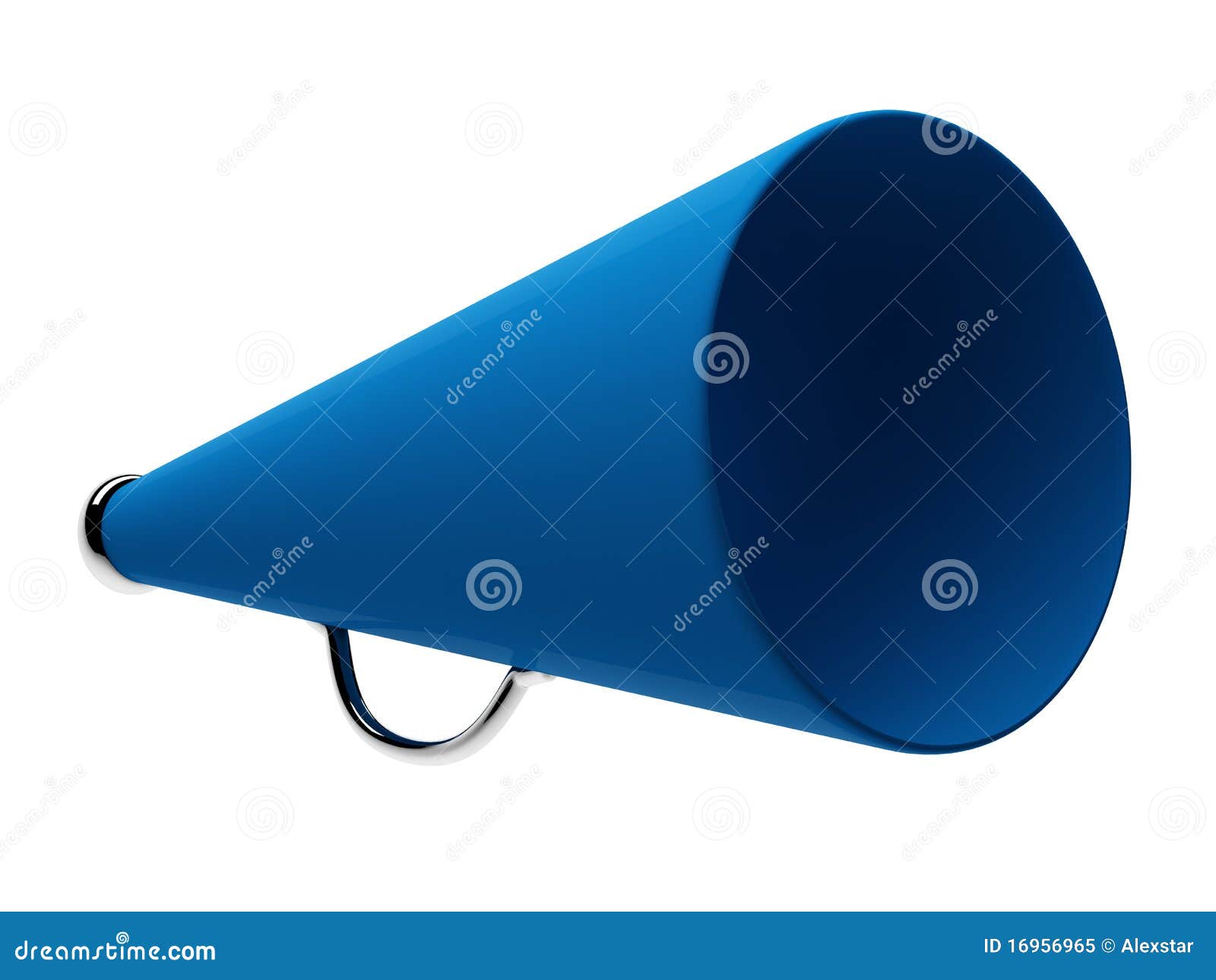 blue megaphone