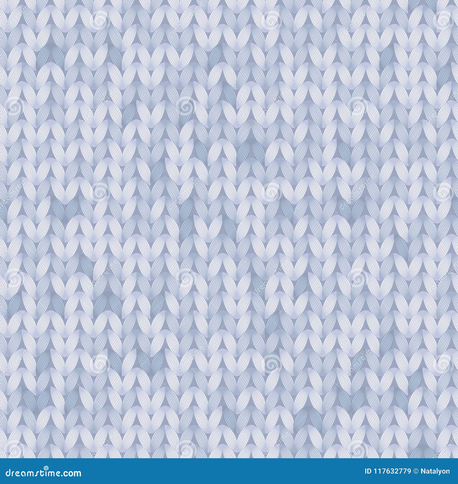 blue melange knitted fabric seamless pattern, 