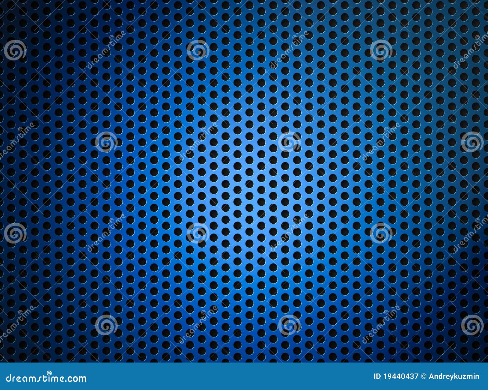 blue metallic grid or grille background