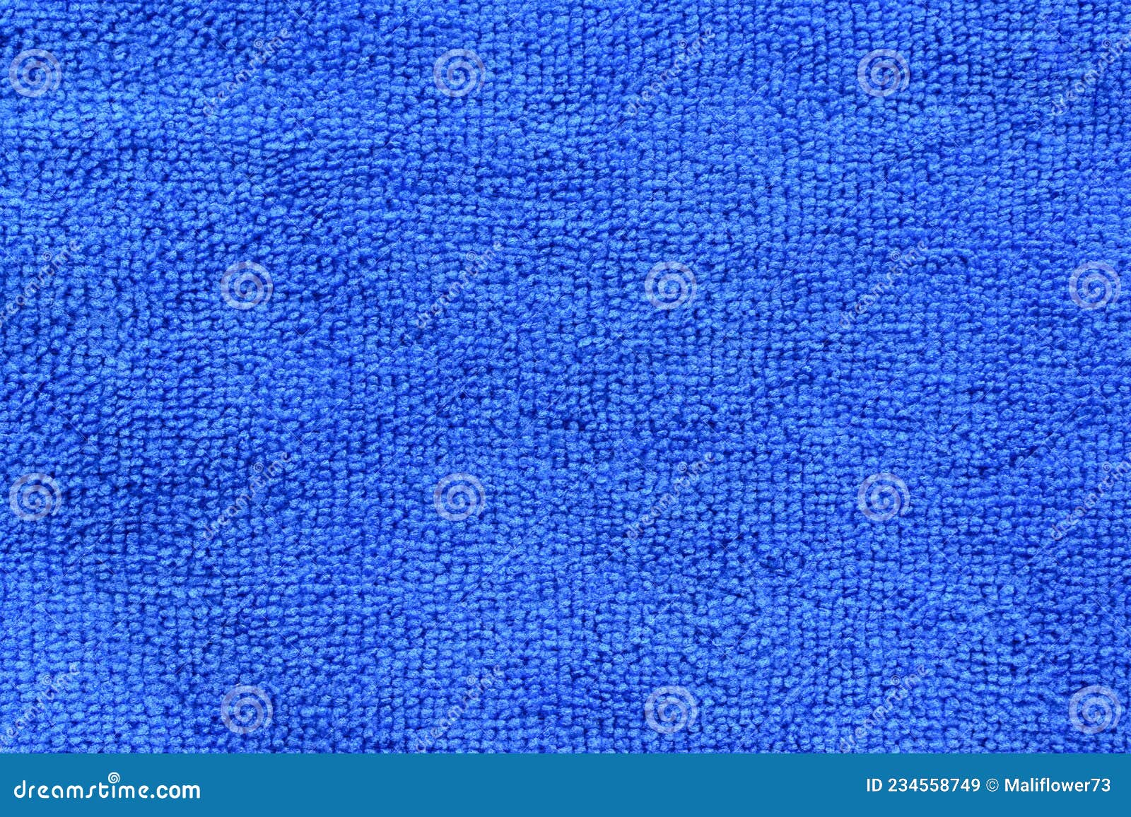 Blue Microfiber Cloth Texture for Background. Stock Image Image of