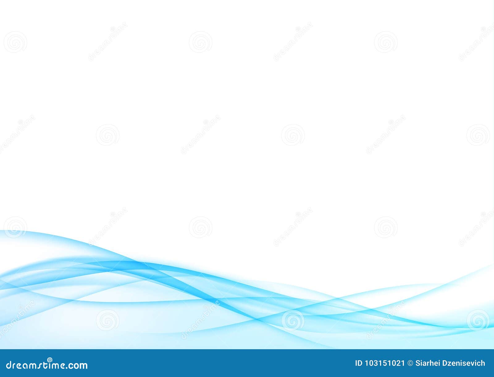 blue mild soft futuristic smooth abstract wave banner