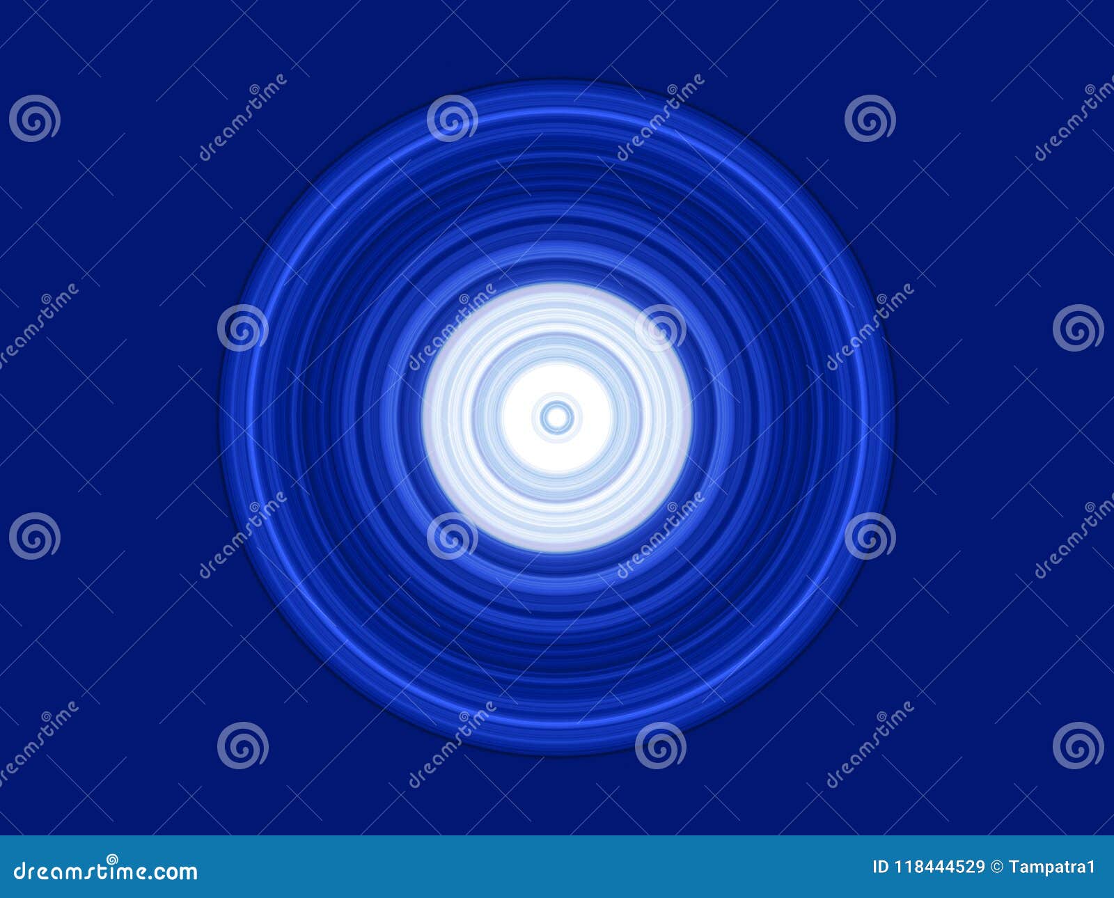 Blue Modern Circles Abstract on Blue Background in Technology Stock ...