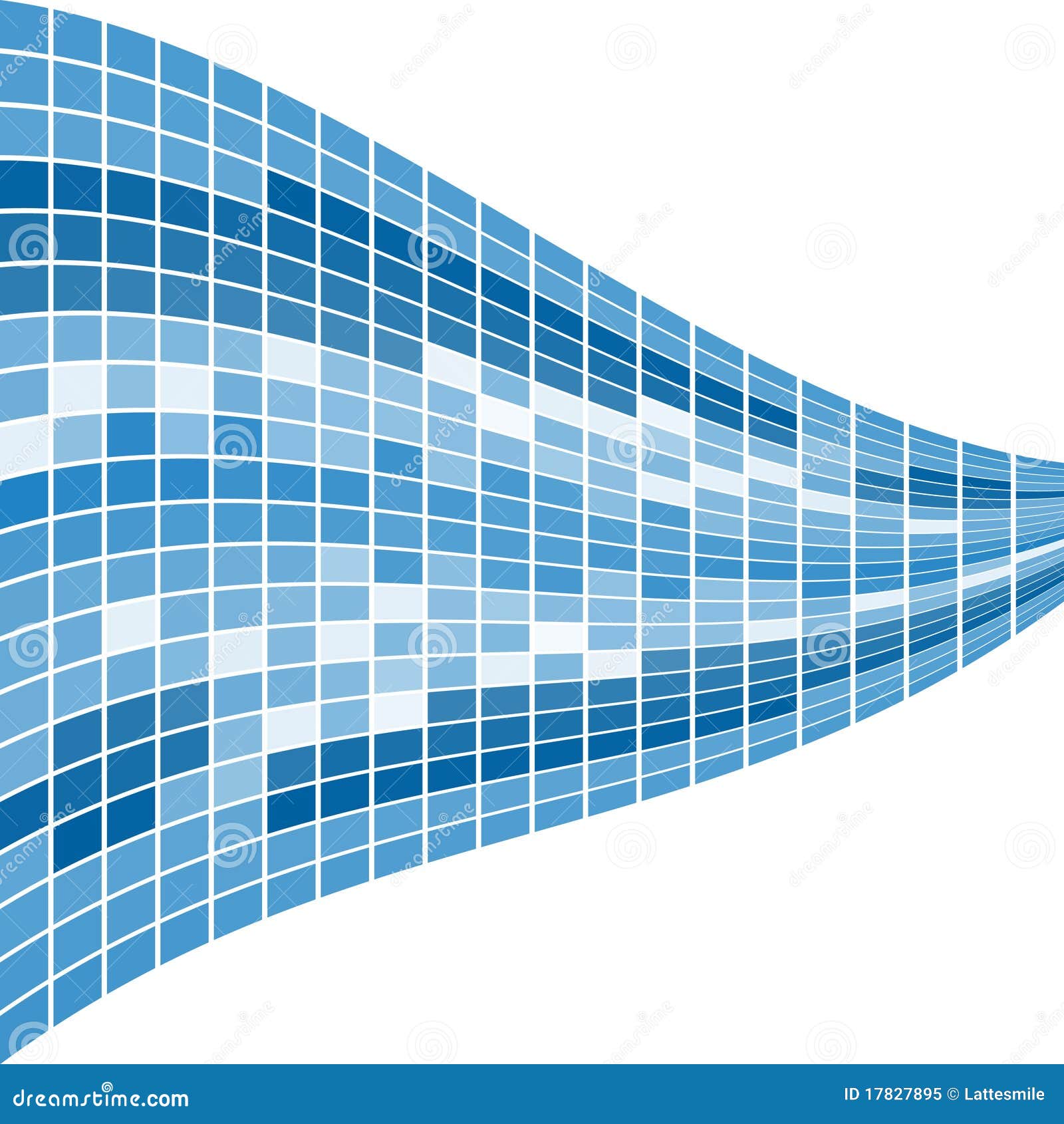 Blue mosaic background stock vector. Illustration of illustration