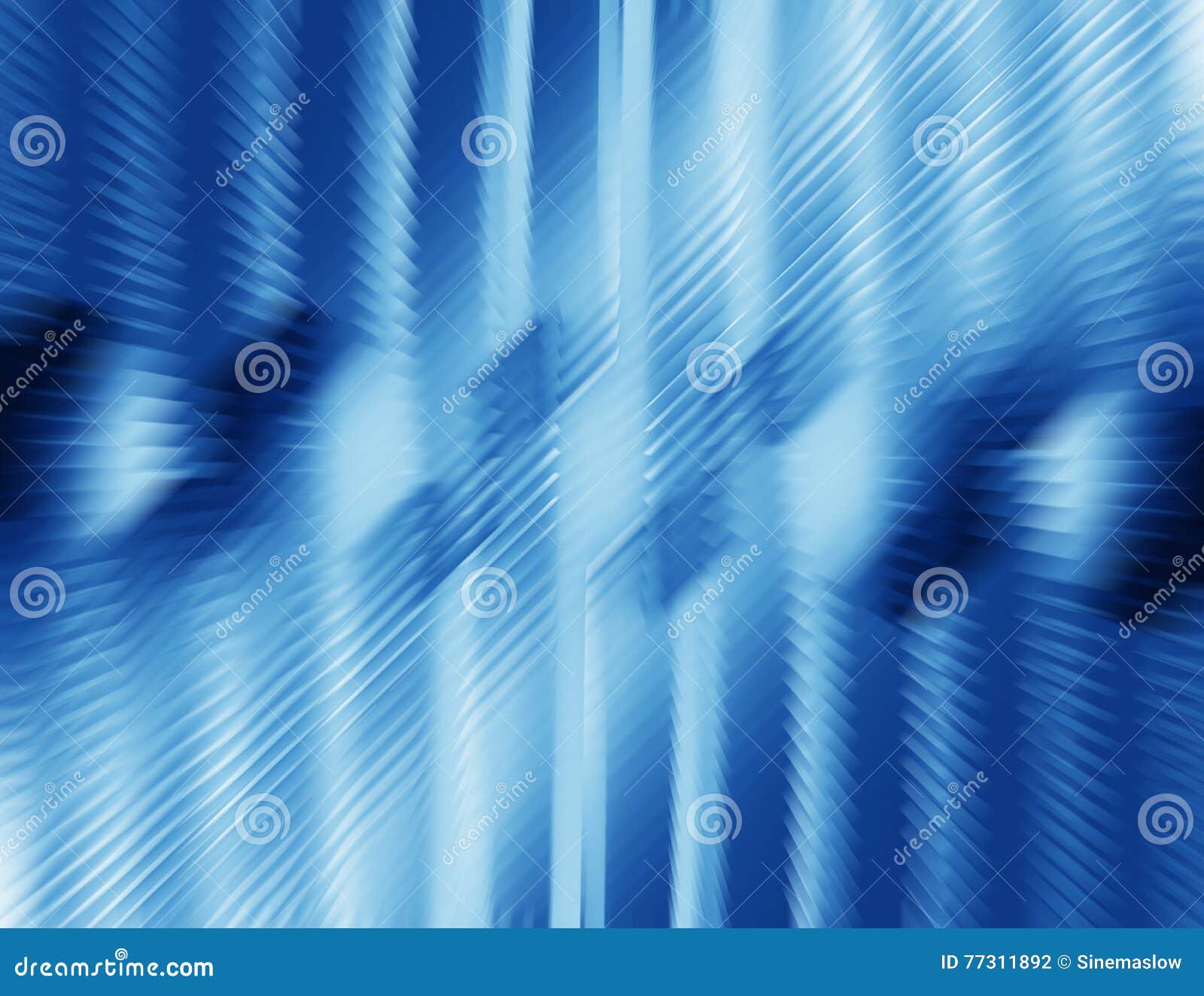 Blue Motion Blur Abstract Background Stock Illustration - Illustration ...